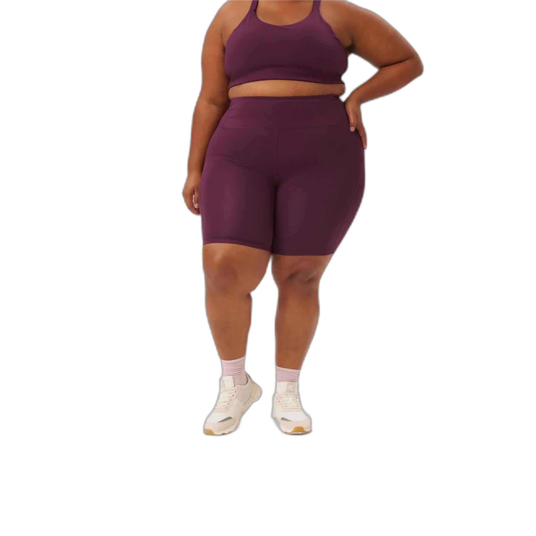 Damskie spodenki rowerowe z wysokim stanem Girlfriend Collective