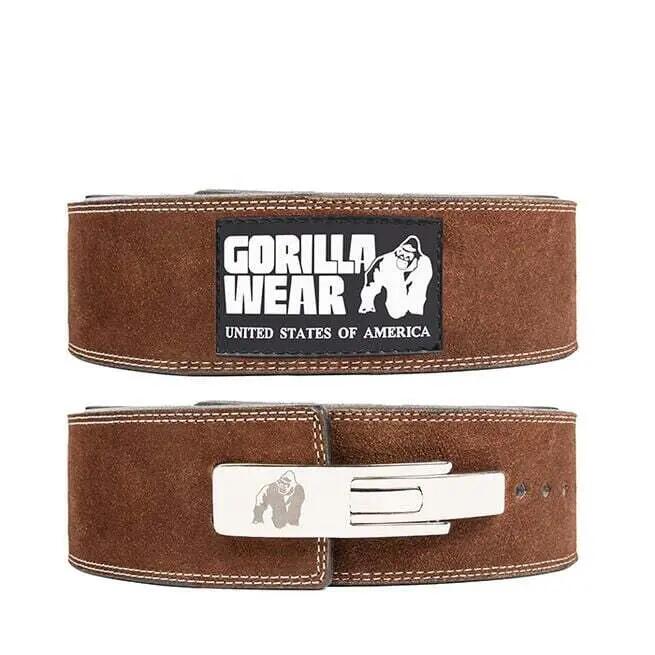 4-calowy skórzany pas do podnoszenia Gorilla Wear