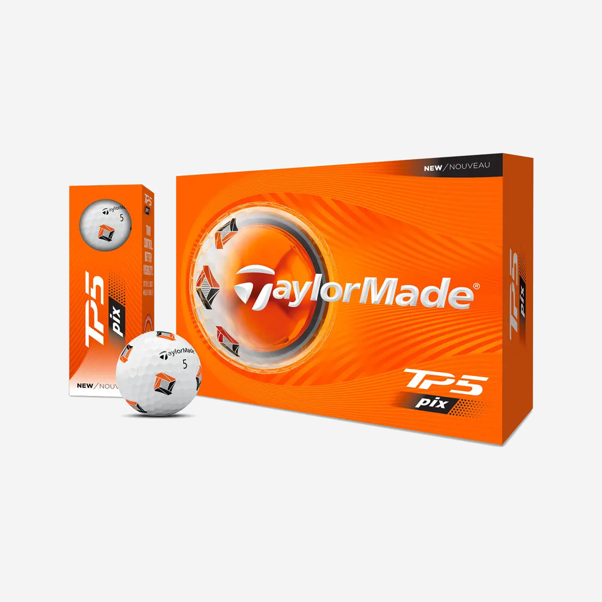 Piłki do golfa Taylormade TP5 Pix x12 białe