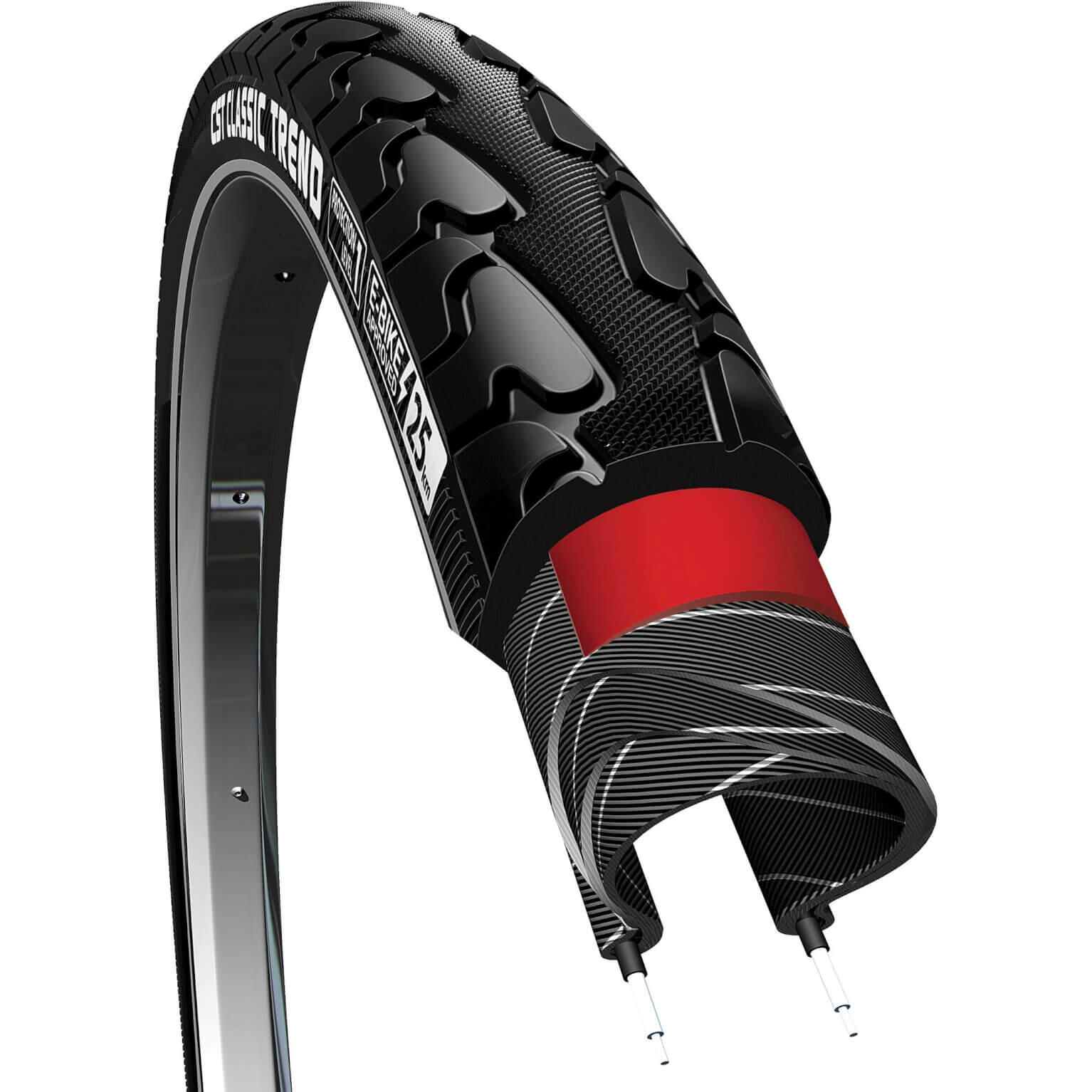 Opona Trend 26 X 1 75 Czarna Z Odblaskowymi Liniami