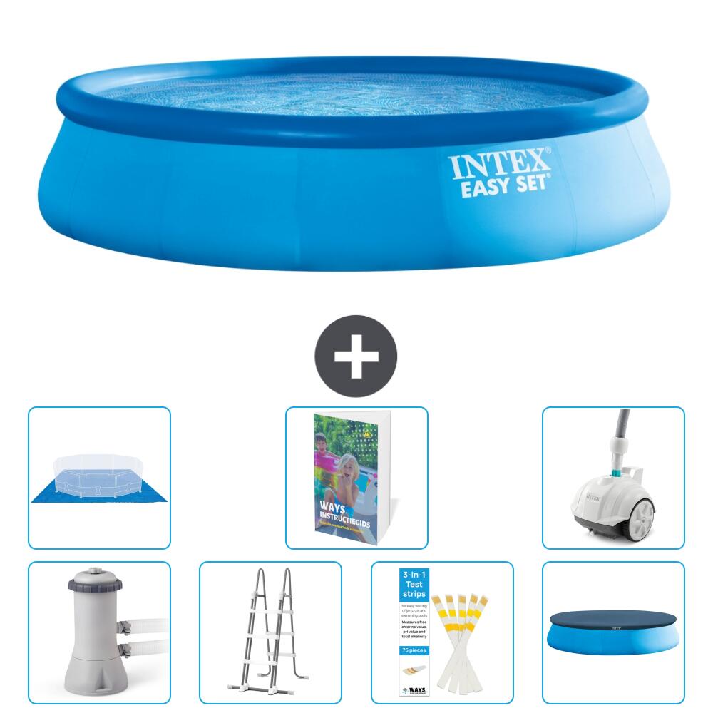 INTEX Basen Easy Set Okrągły - 457x107 cm - 8-częściowy S616