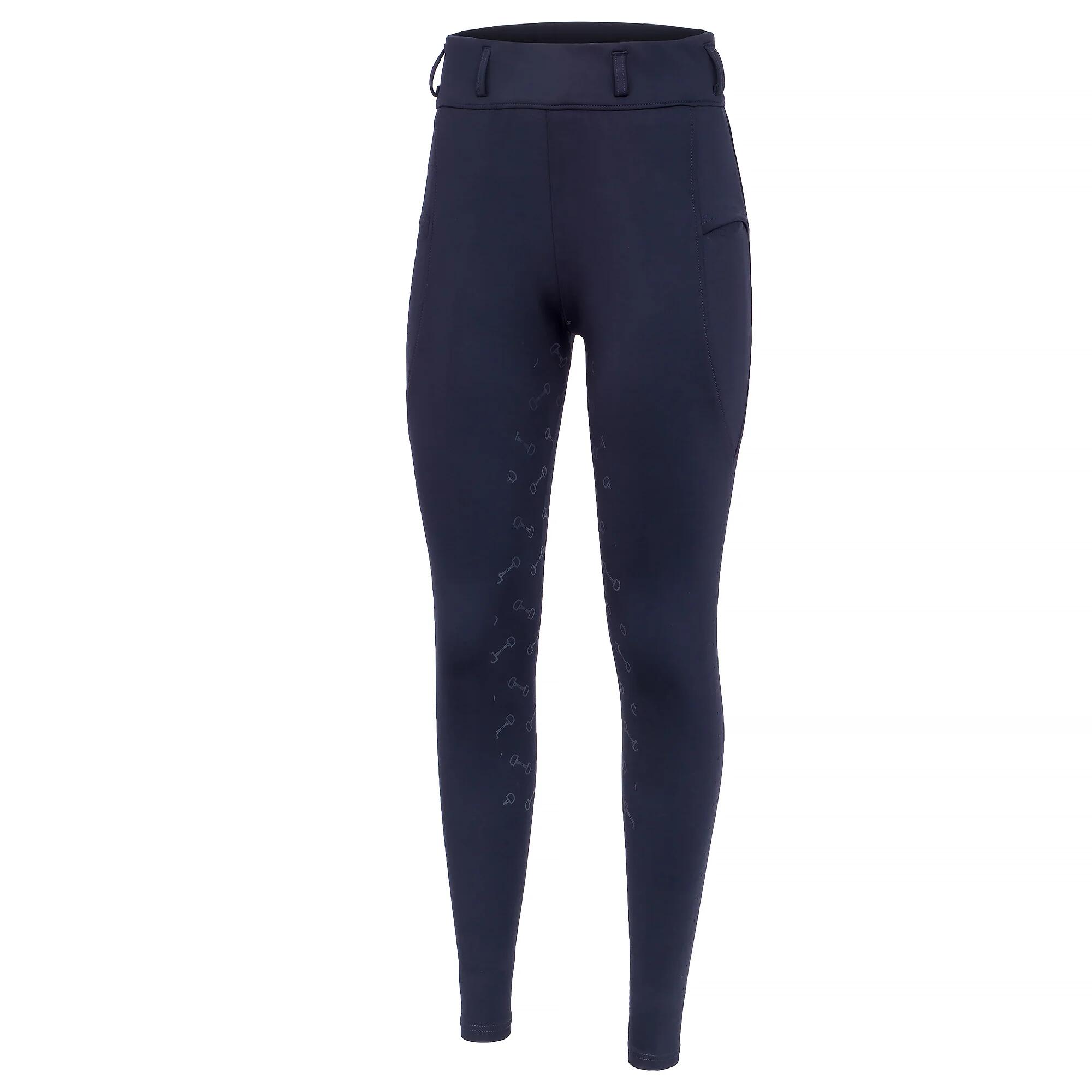 Legginsy jeździeckie damskie EQUESTRIAN QUEEN Salford 25SS z pełnym lejem