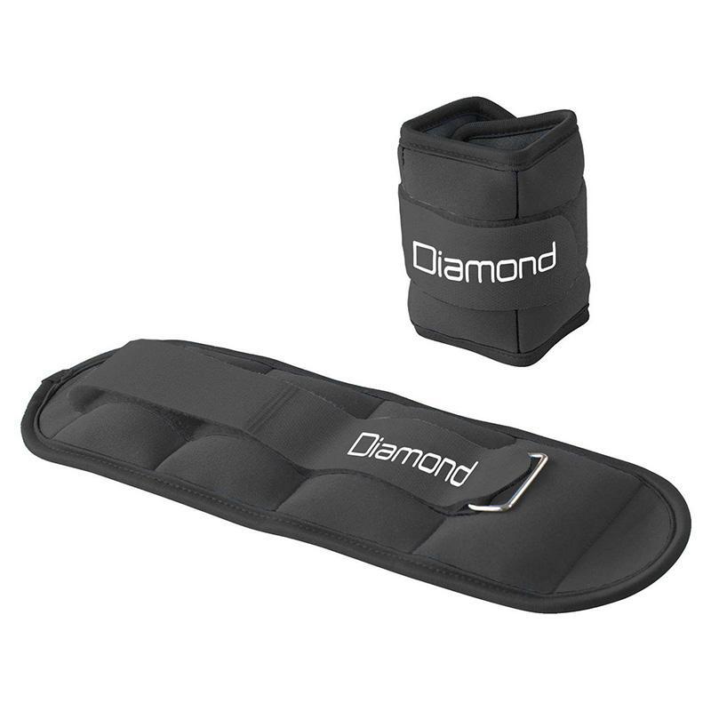 Ciężarek na kostkę Diamond Pro 2x2,5 kg czarny