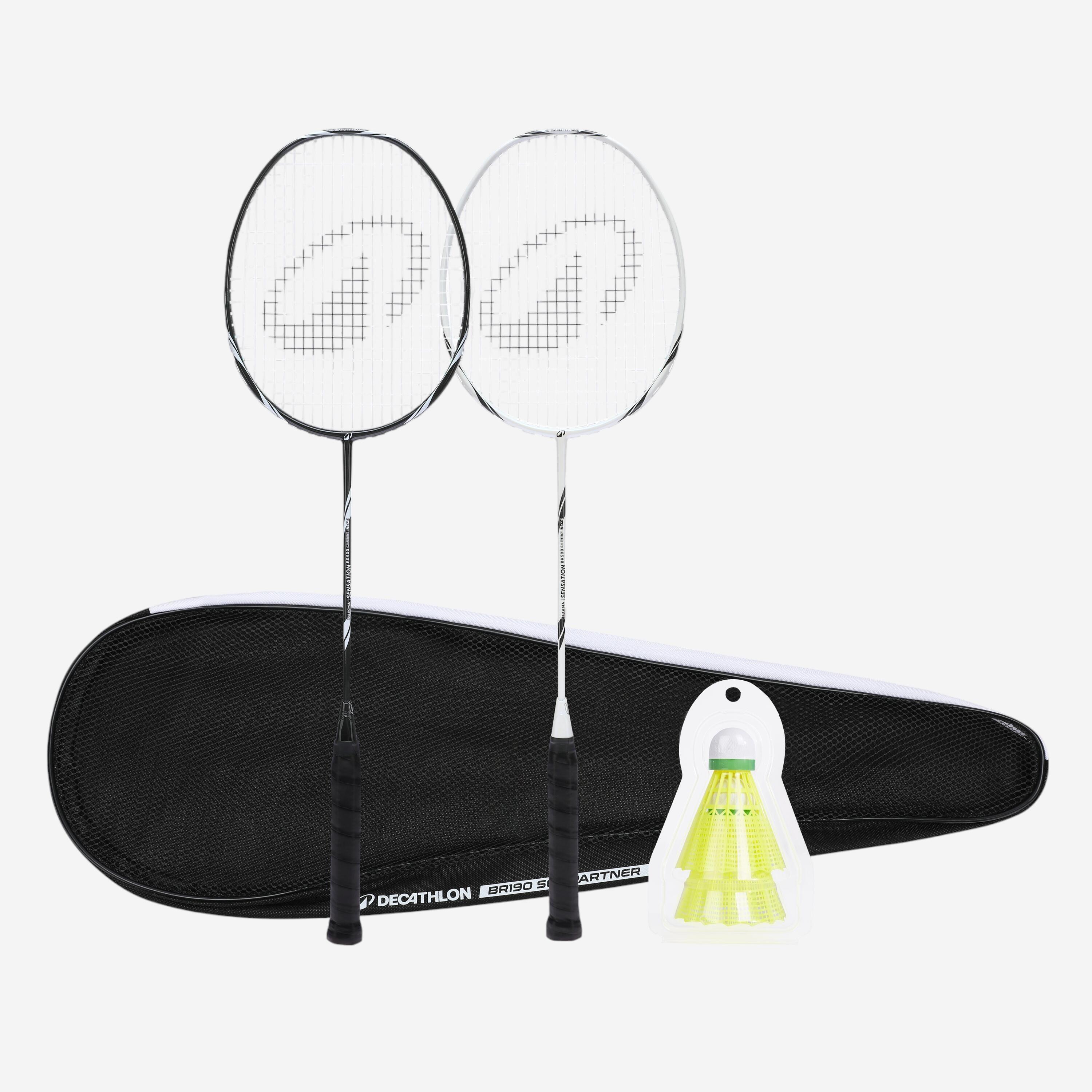 Zestaw rakiet do badmintona Perfly BR Sensation 500