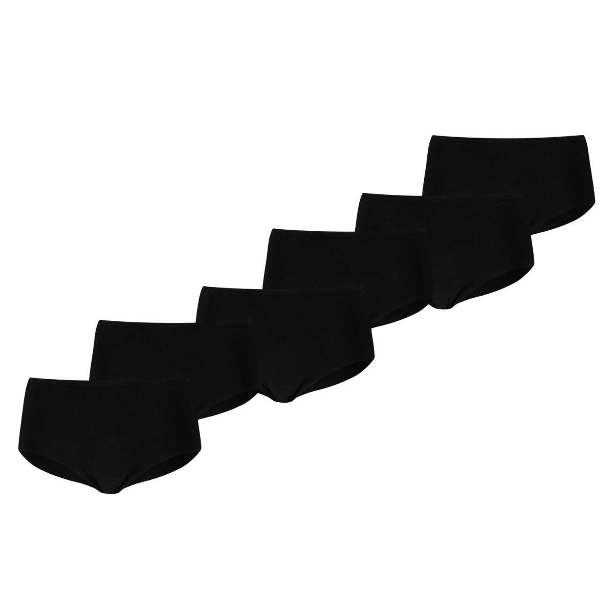 Puma mini szorty damskie Invisible Cotton 6-pak czarne