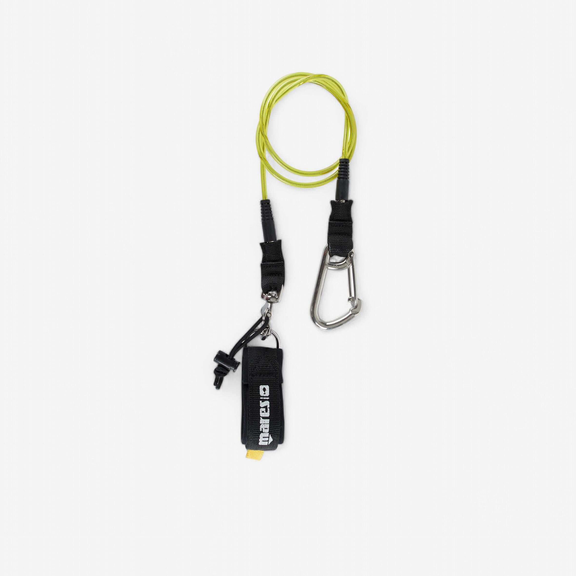 Leash/lonża bezpieczeństwa do freedivingu 1 m