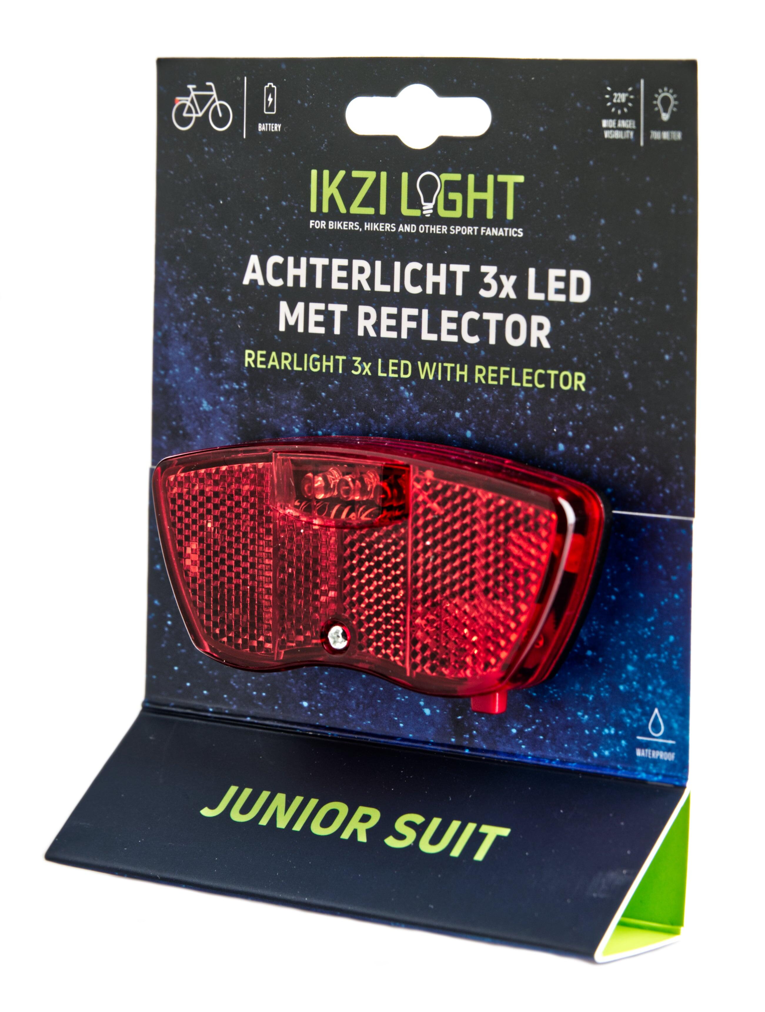 IkziLight tylne światło na bagażnik 3 LED