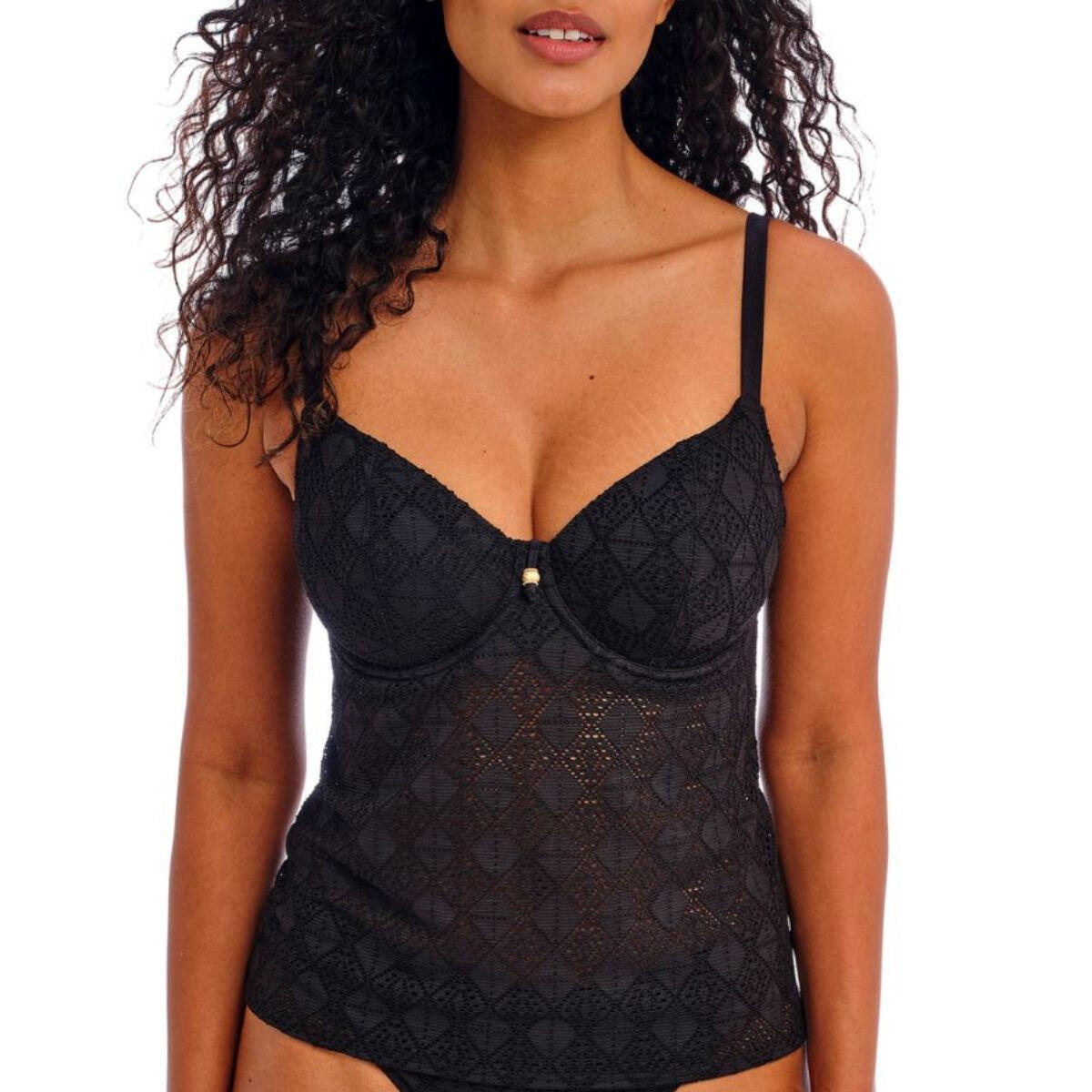 Damski top do kostiumu kąpielowego typu plunge Freya Nomad Nights