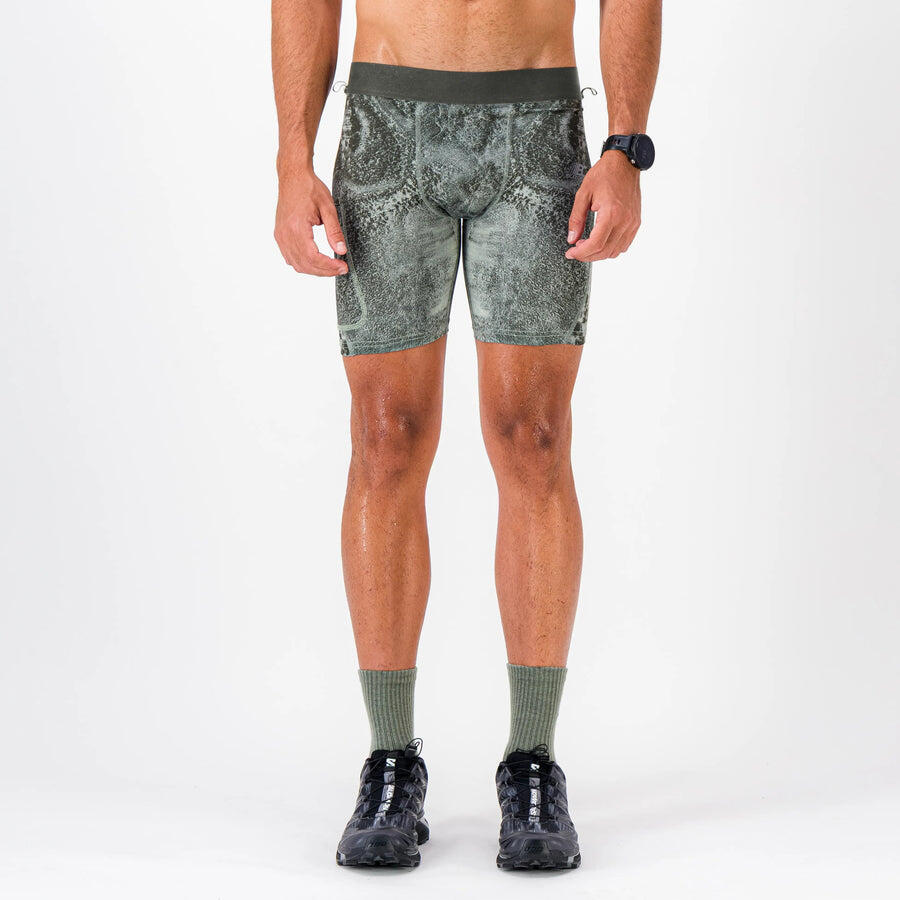 Mężczyzna legginsy do biegania i trailu TERRARUN TIGHT