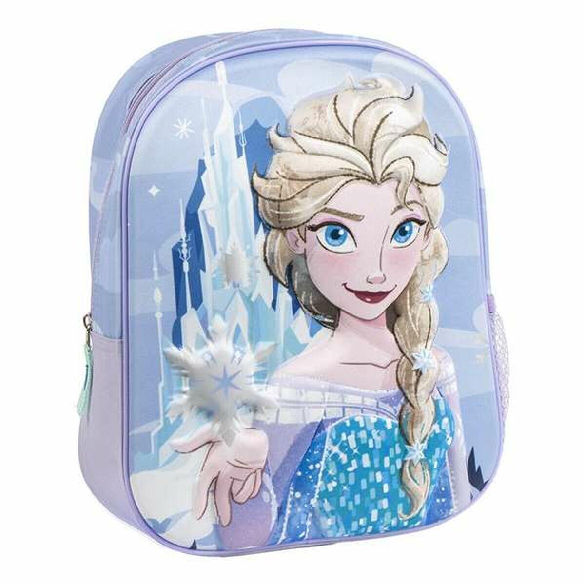 Plecak szkolny 3D Frozen Niebieski