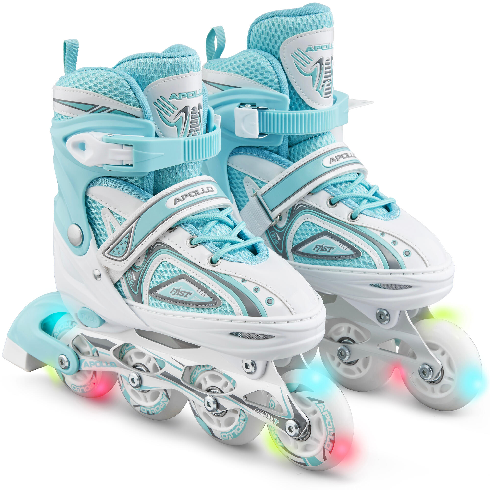 Apollo Super Blade LED ABEC7 Regulowane wrotki dziecięce