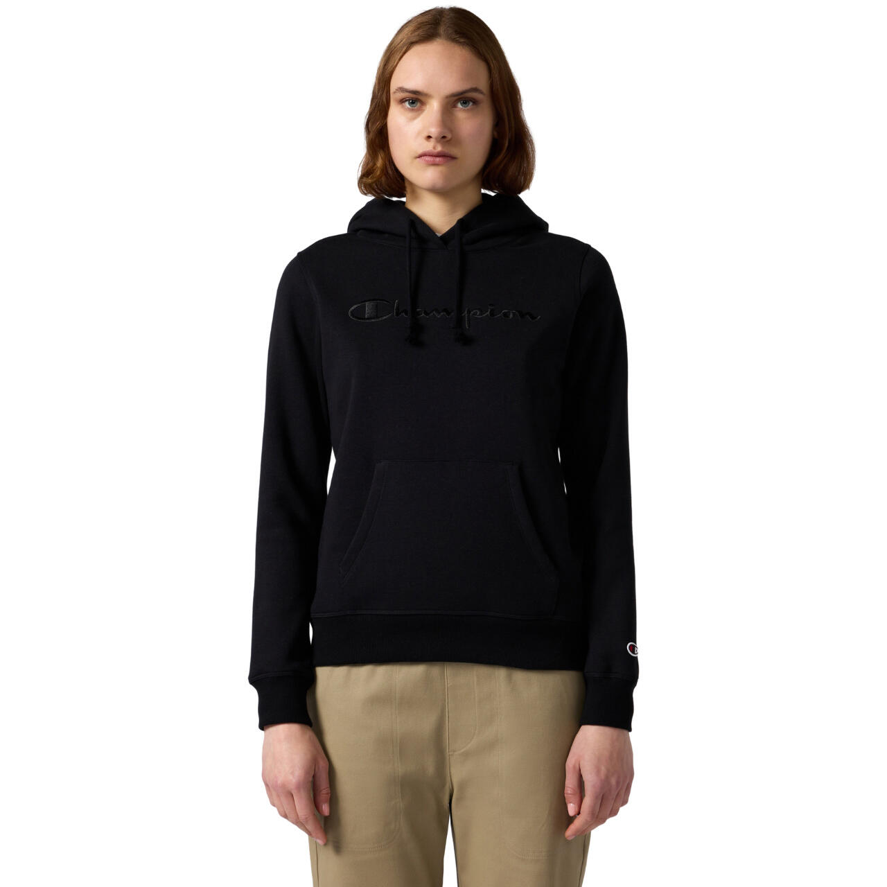 Bluza damska Champion Hooded Sweatshirt czarna 118379 KK001