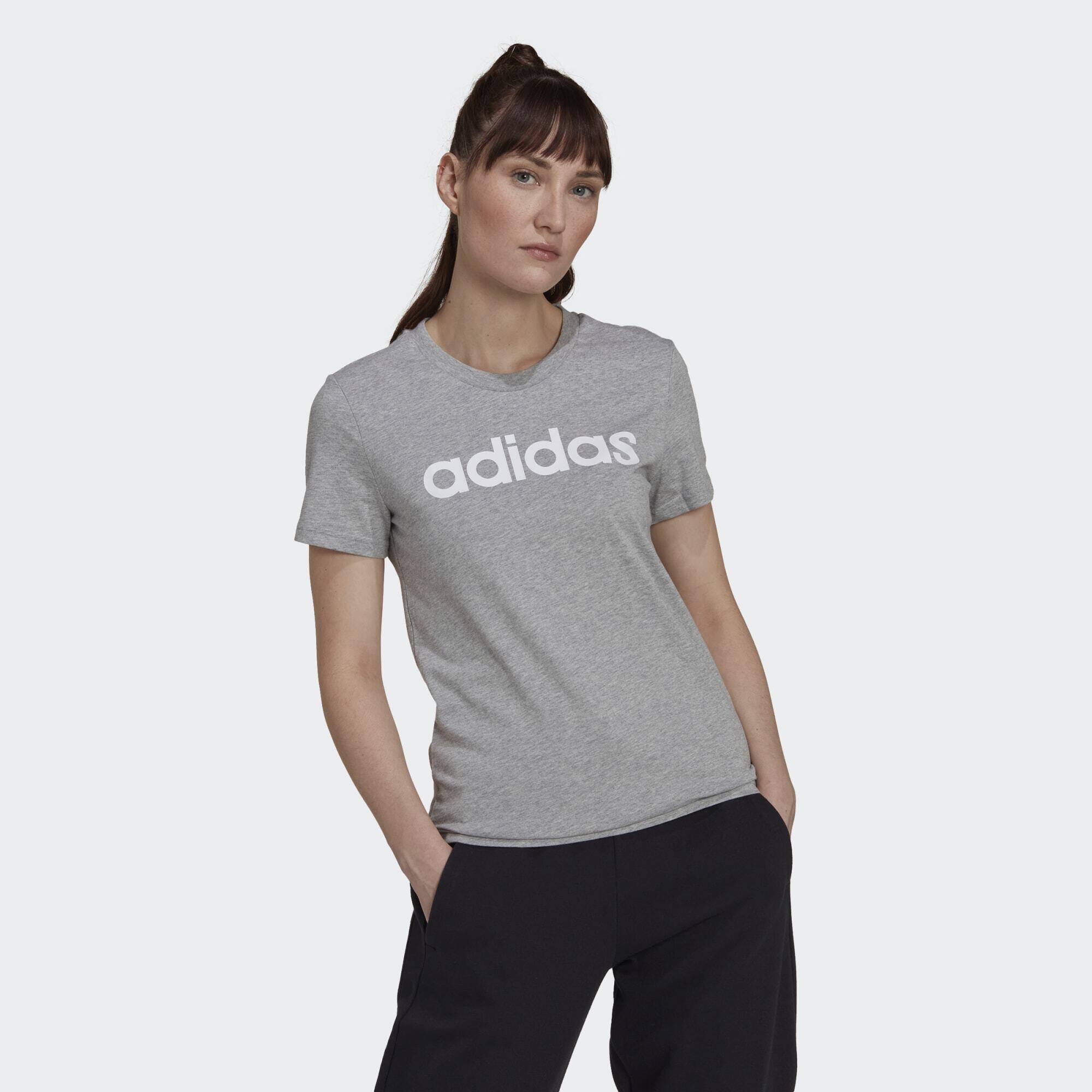 T-shirt damski z logo adidas Essentials