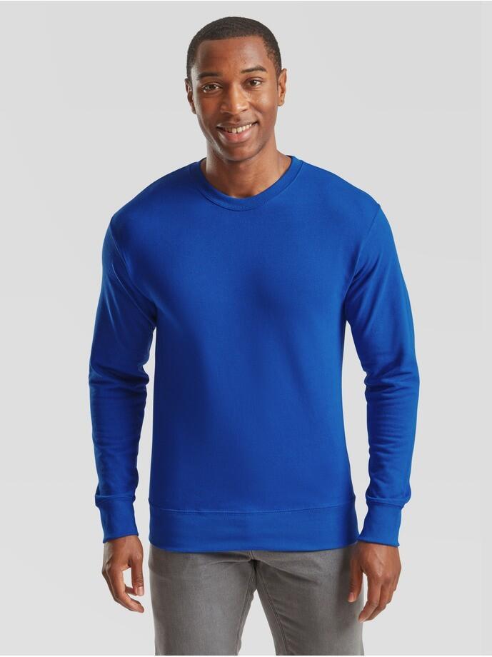 Lekka bluza dresowa Fruit Of The Loom Adulto Azul