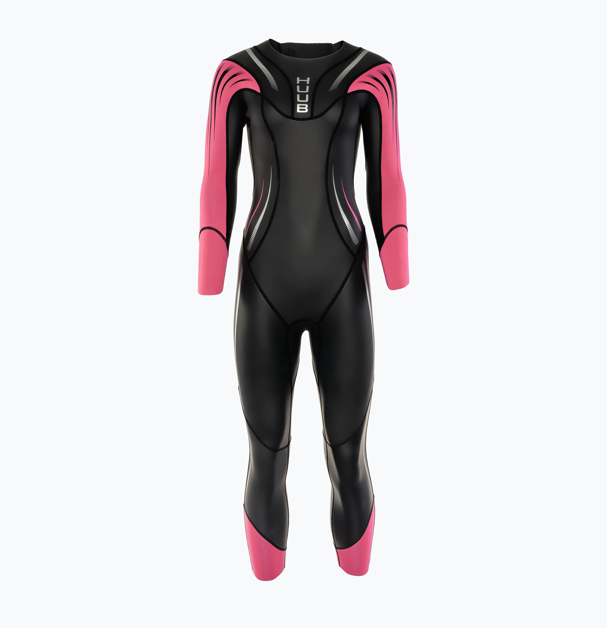 Pianka triathlonowa damska HUUB Surface 3.3 mm fluo pink