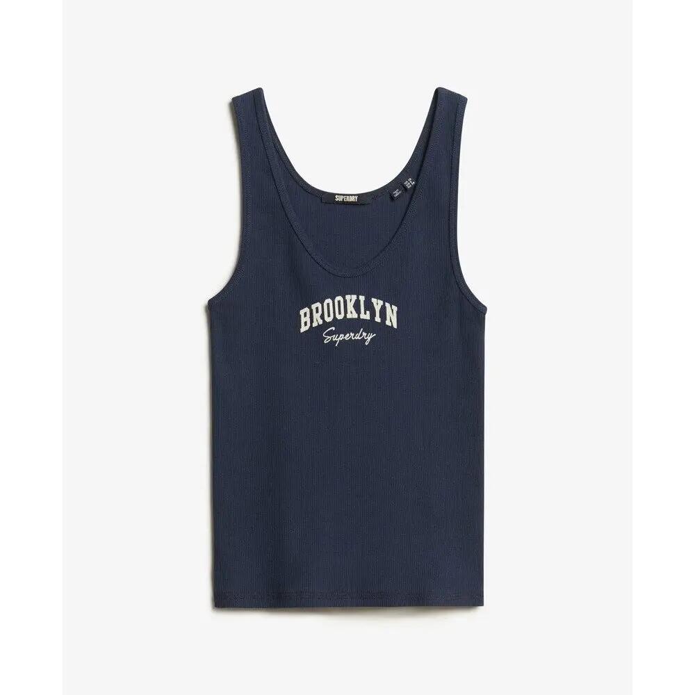 Damski wzorzysty tank top Superdry Athletic Essentials