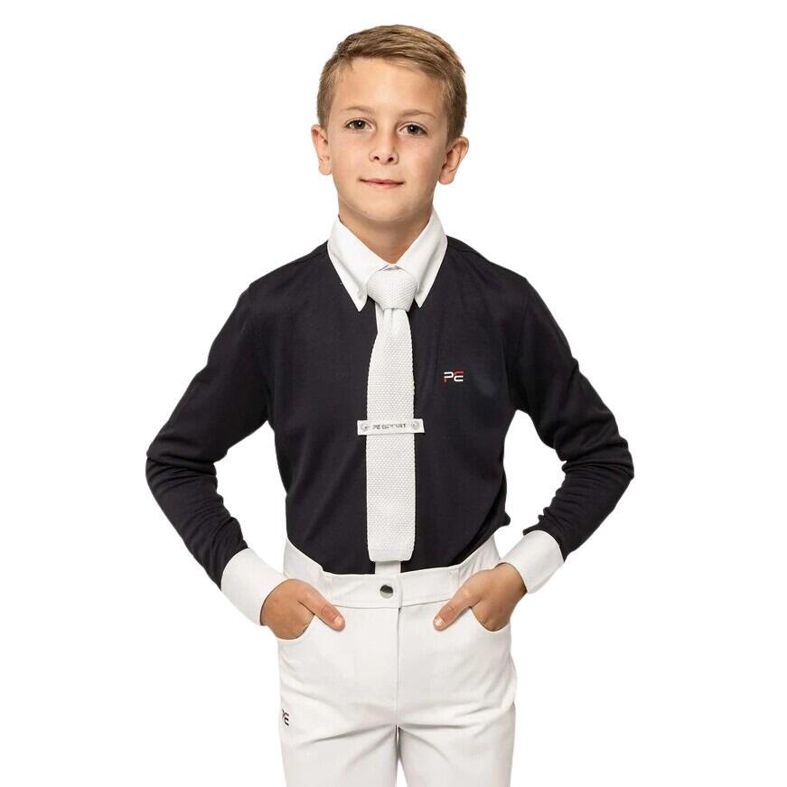 Koszulka jeździecka z krótkim rękawem dla dzieci Premier Equine Mini Antonio
