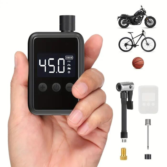 Przenośna pompka elektryczna 150 PSI – USB-C – Presta / Schrader