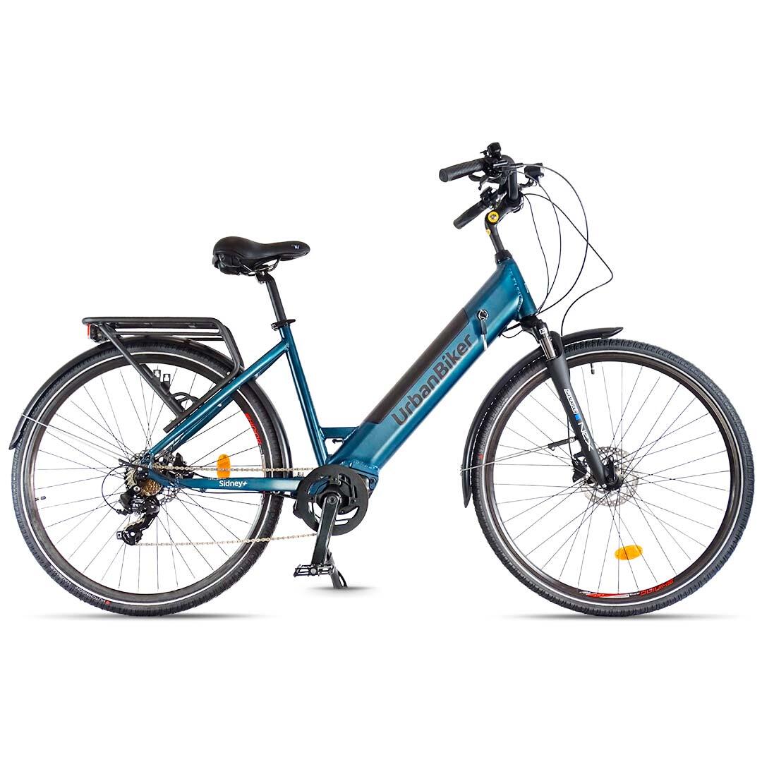 Rower elektryczny miejski dla dorosłych Urbanbiker Sidney Plus Zasięg 100km 28