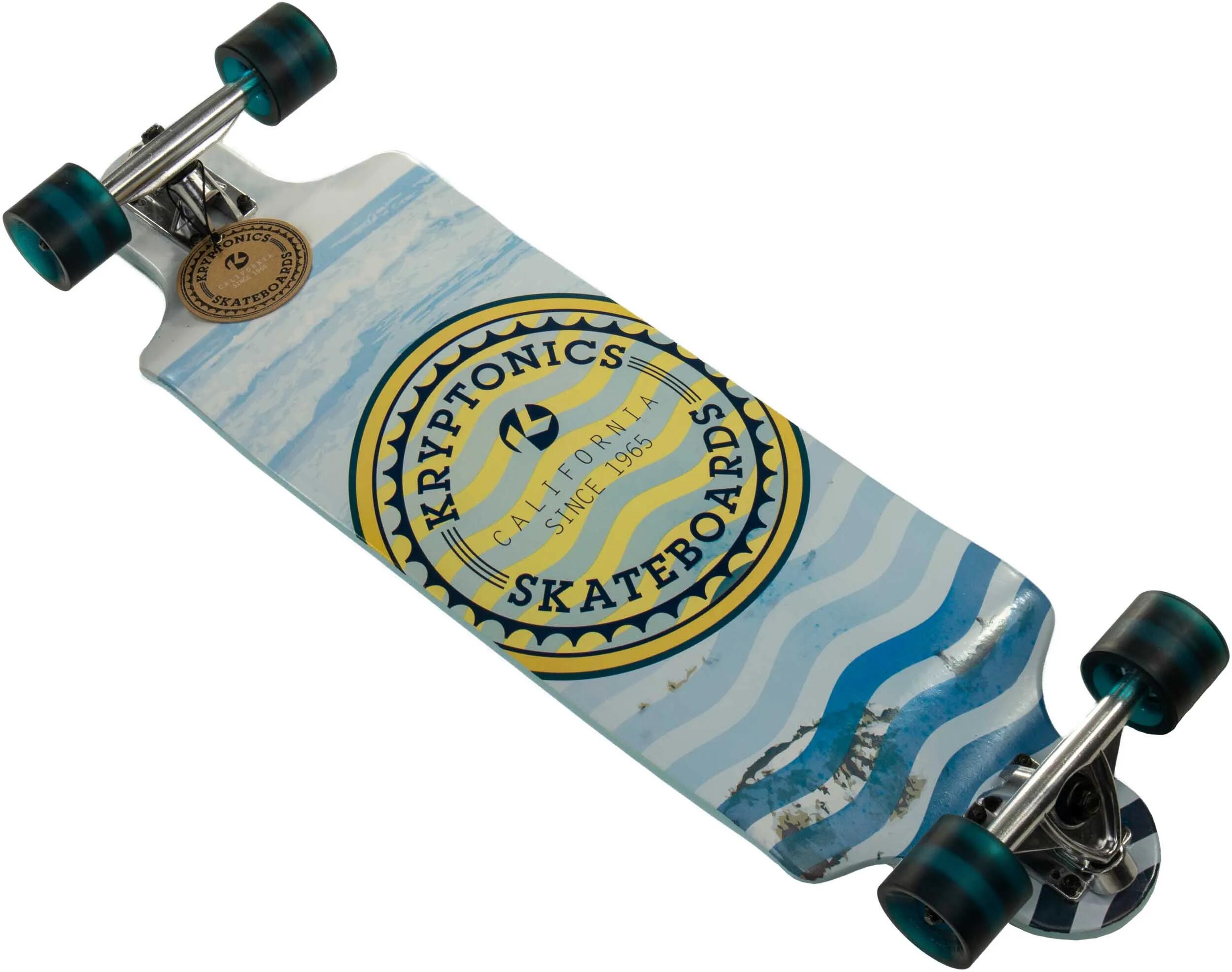Longboard Kryptonics Drop Down Heat Waves Blue