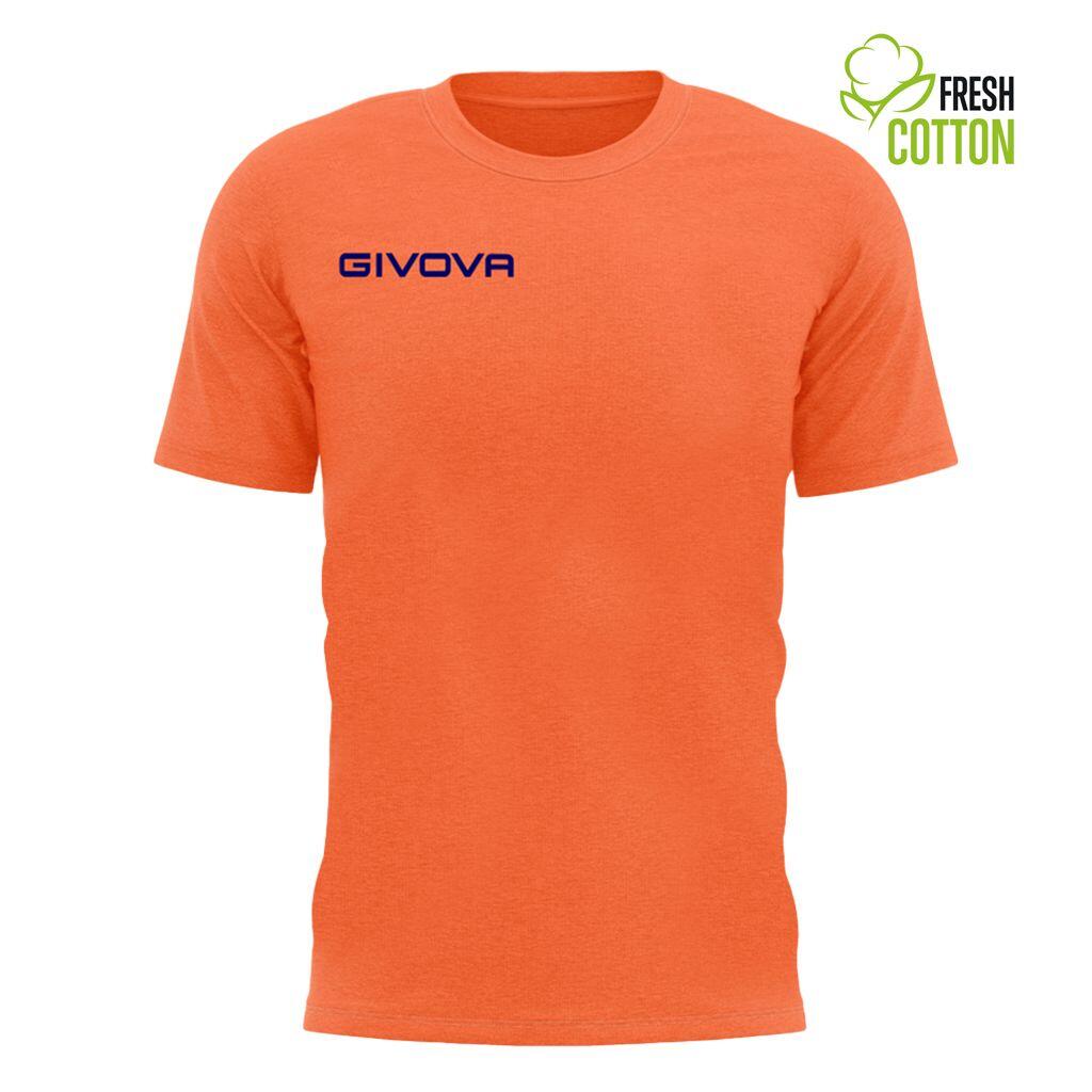Bawełniana koszulka Givova Fresh Orange Fluo Orange