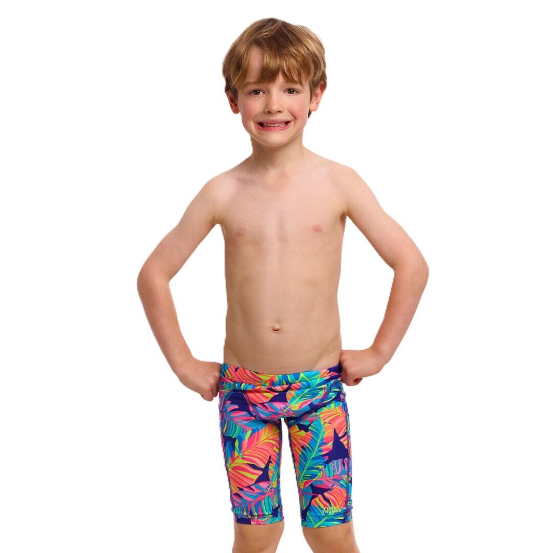 Kąpielówki jammery na basen chłopięce Funky Trunks Leaving