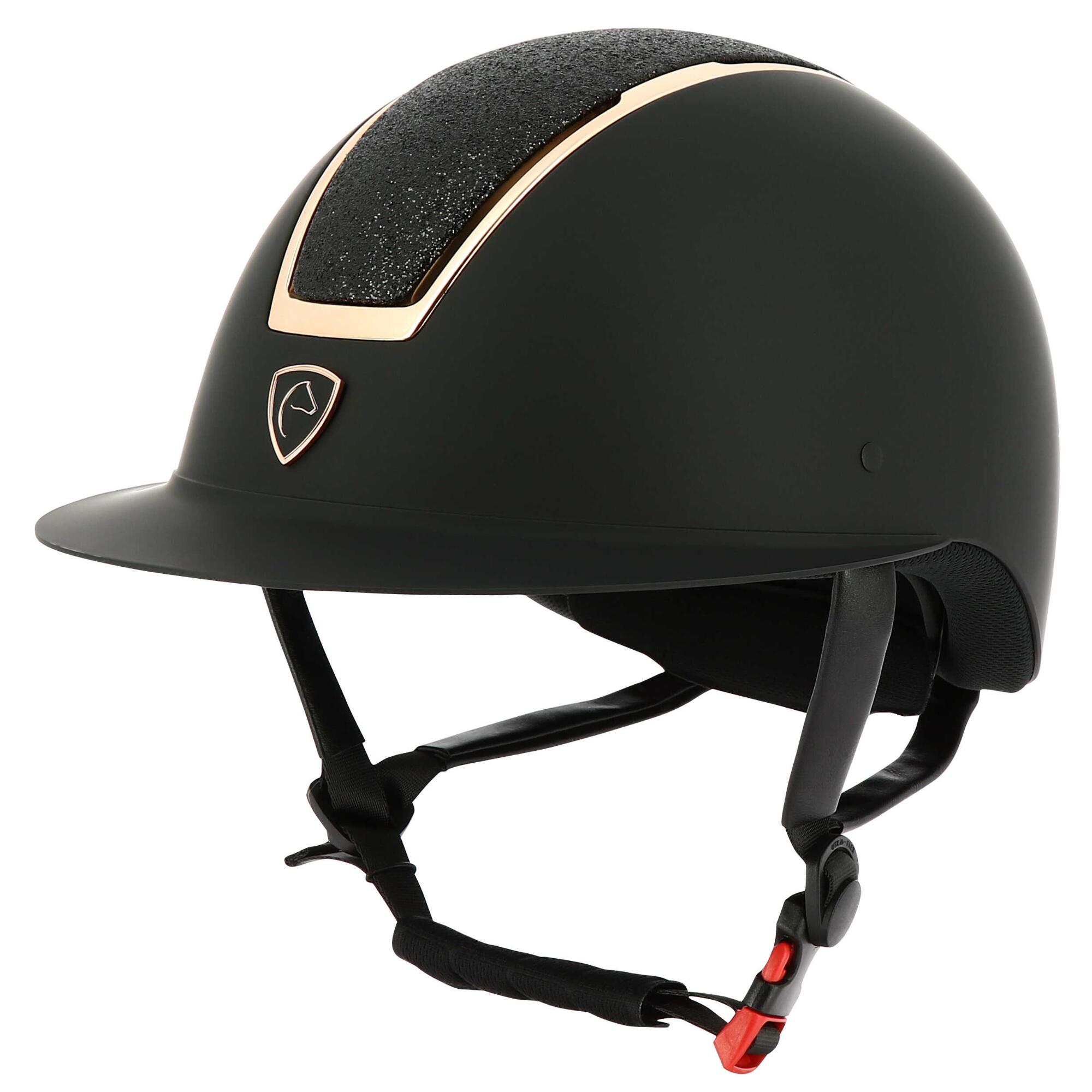 Kask jeździecki dla dzieci i dorosłych EQUITHEME Glint