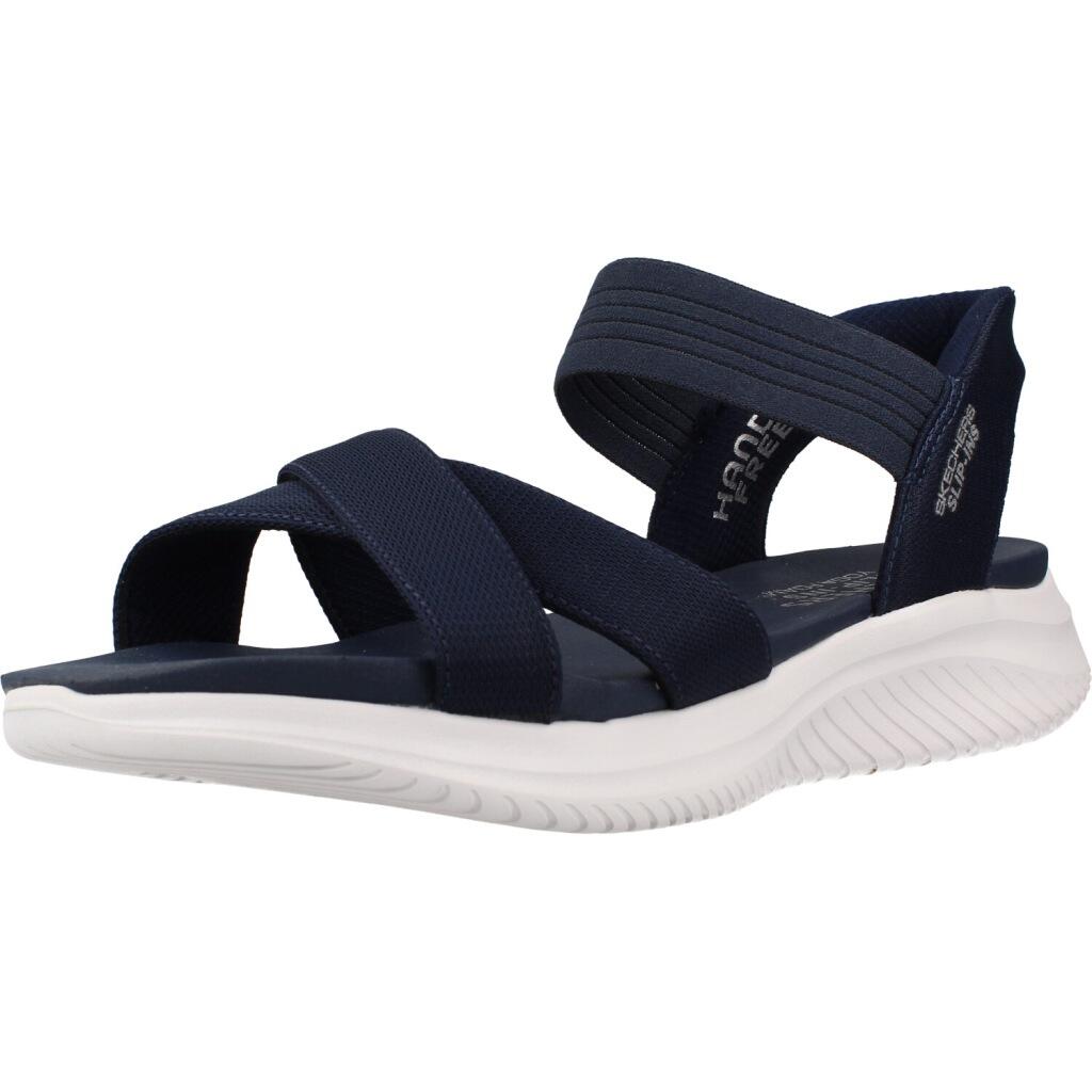 Sandały SKECHERS ULTRA FLEX 3.0 SANDAL NEV Niebieski