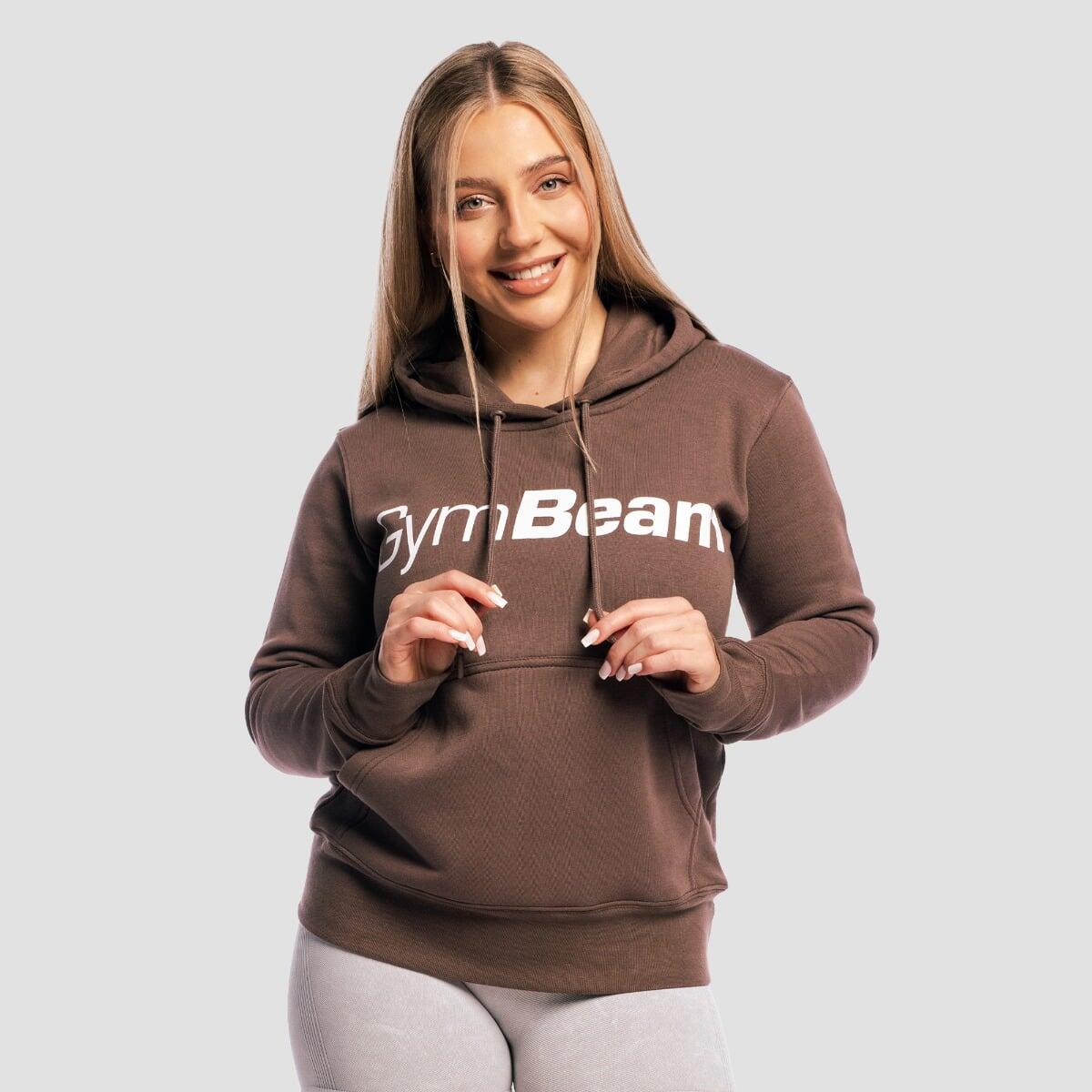 Bluza damska fitness z kapturem Athlete Cocoa