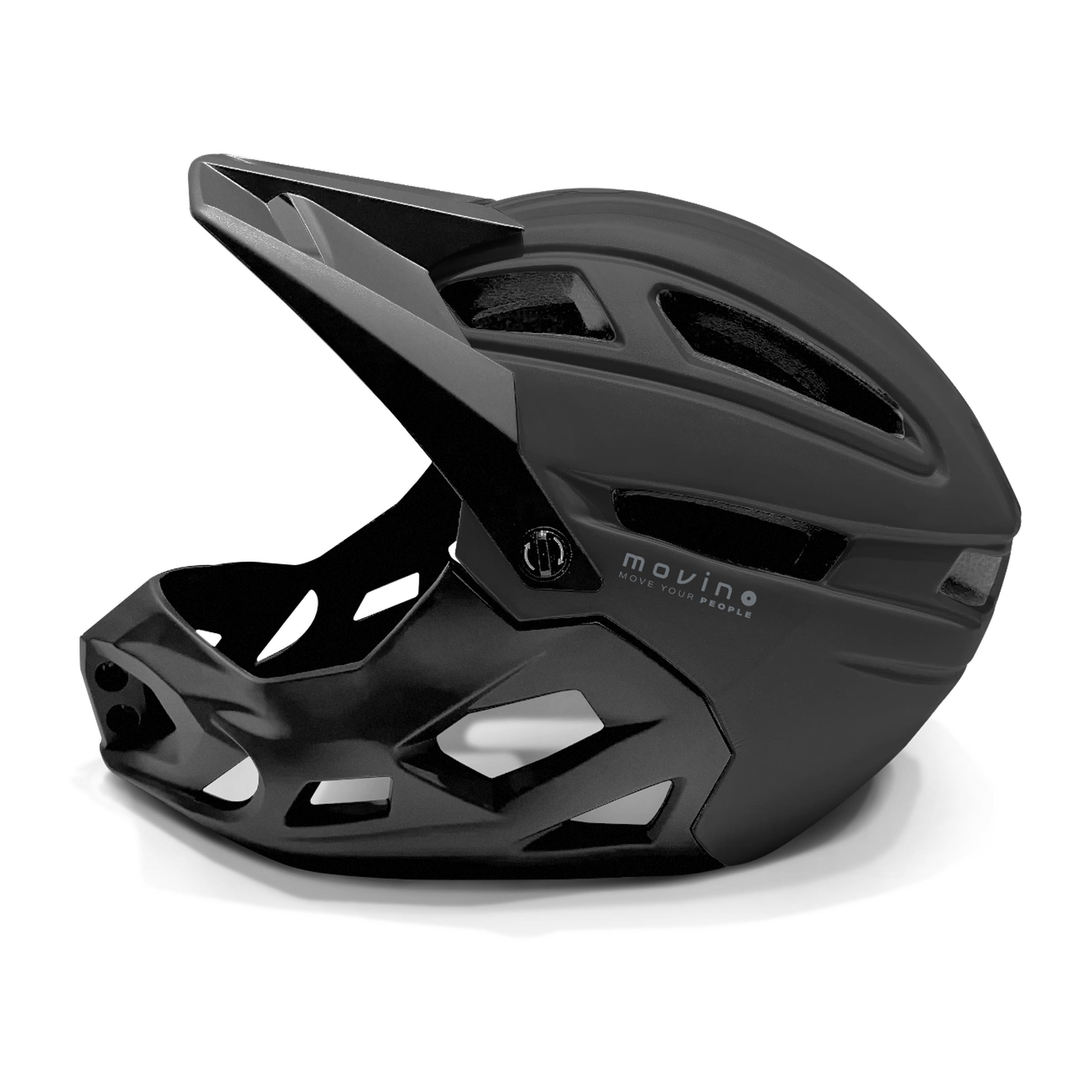 Kask Full-face Movino EDGE S 51-54 cm PC EPS ABS Czarny