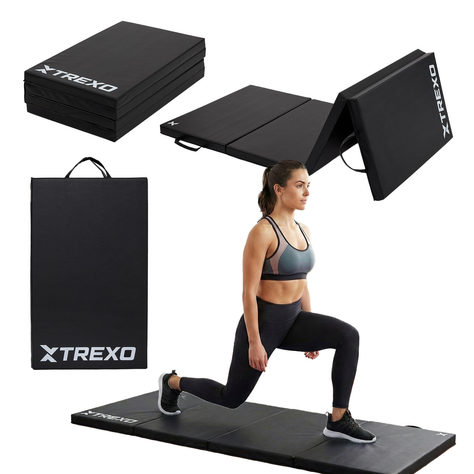 Materac gimnastyczny XTREXO składany duży