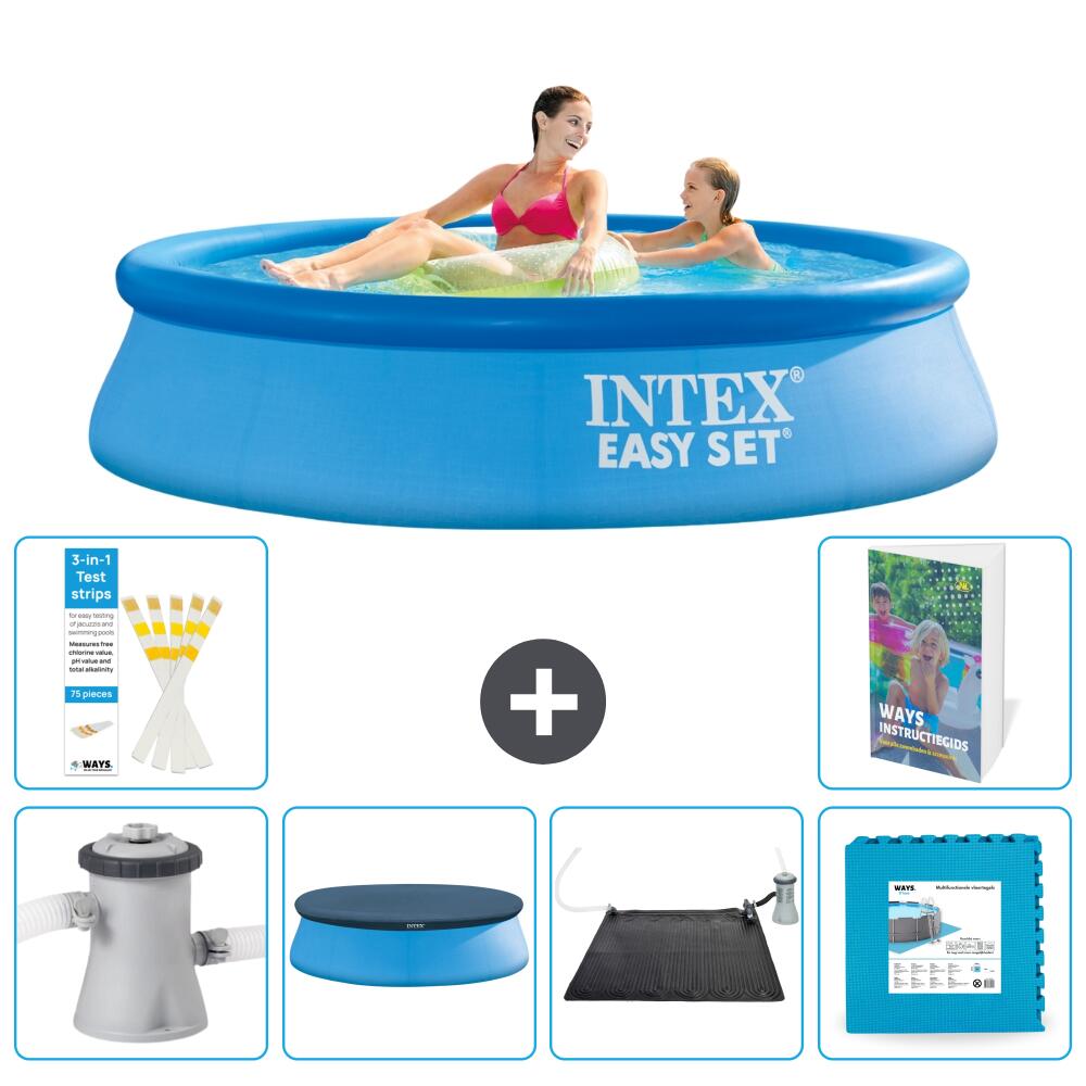INTEX Basen Easy Set Okrągły - 244x61 cm - 7-częściowy S273