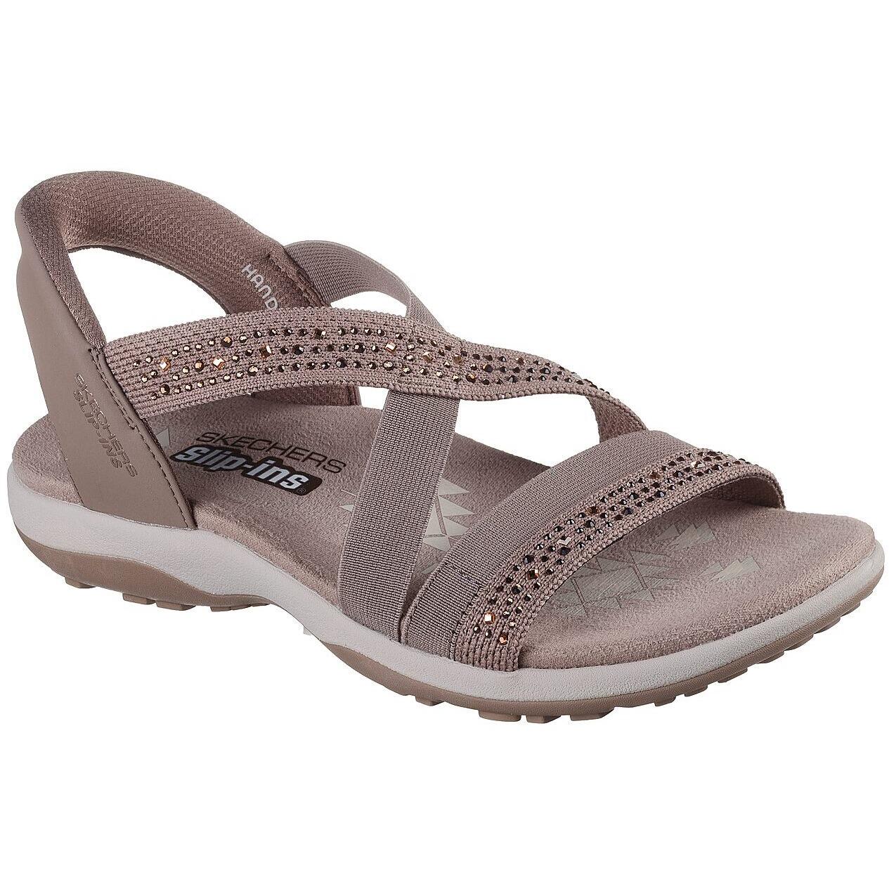 Sandały damskie Skechers Reggae Slim Summer Sparkle