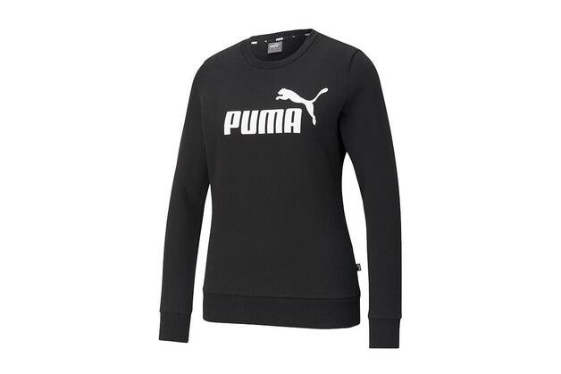 Damska bluza z okrągłym dekoltem Essentials z logo PUMA Light Gray Heather