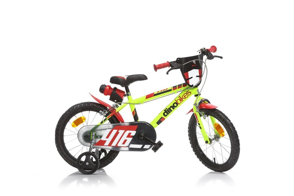 Dino Bikes Sfera 16 cali rower dla chłopca lime