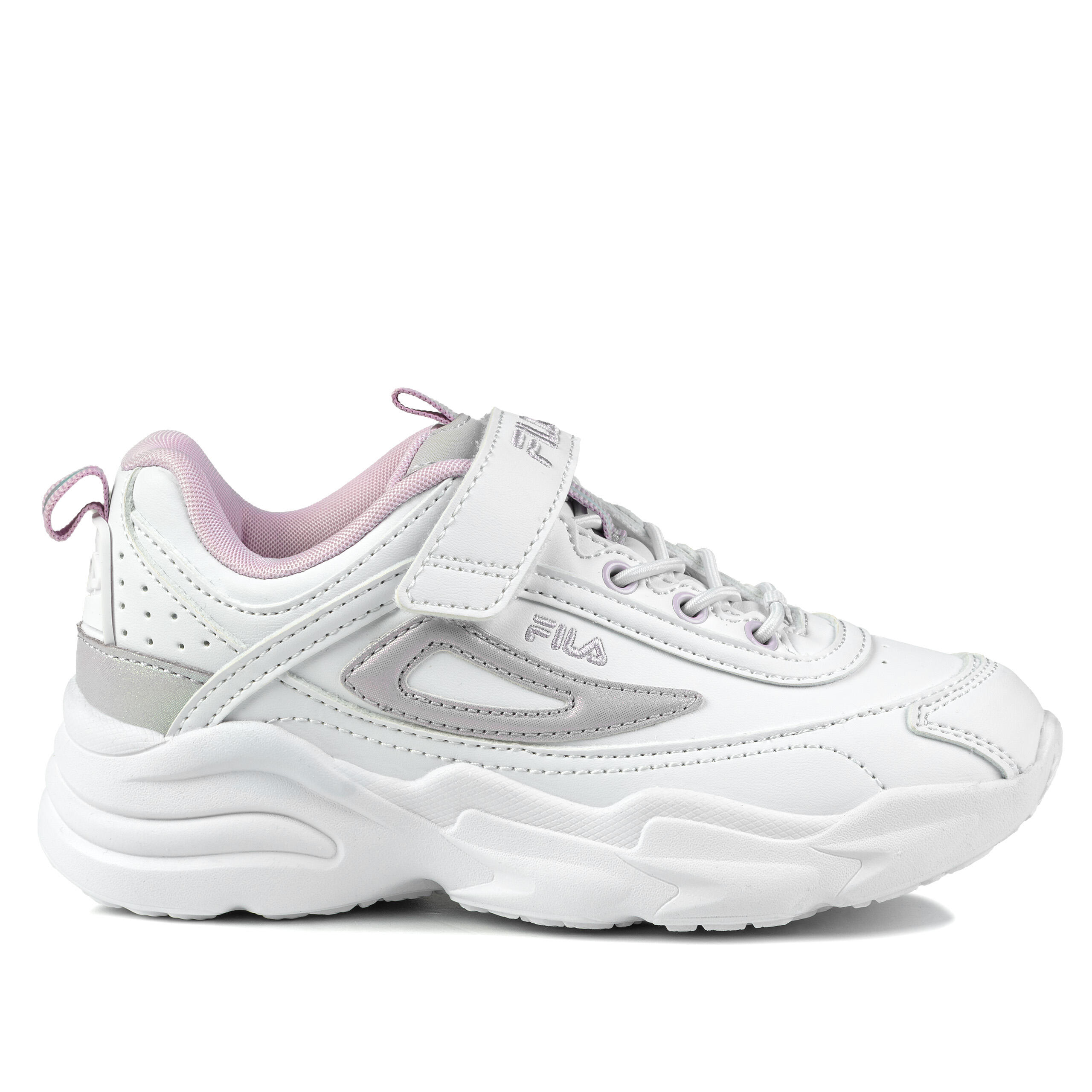 Buty dziecięce sportowe sneakersy na rzep Fila SKYE V KIDS