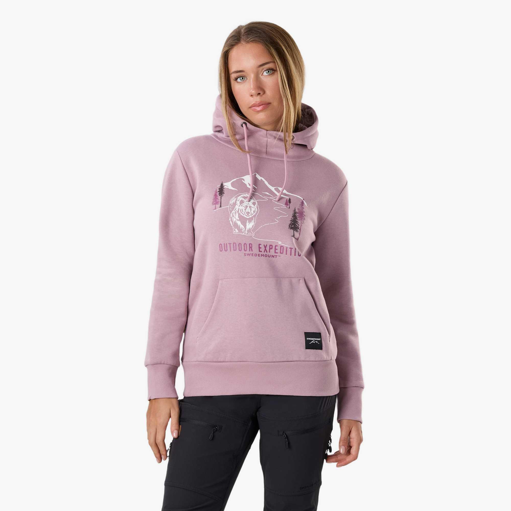 Bluza Z Kapturem Kobieta Forest Oddychający