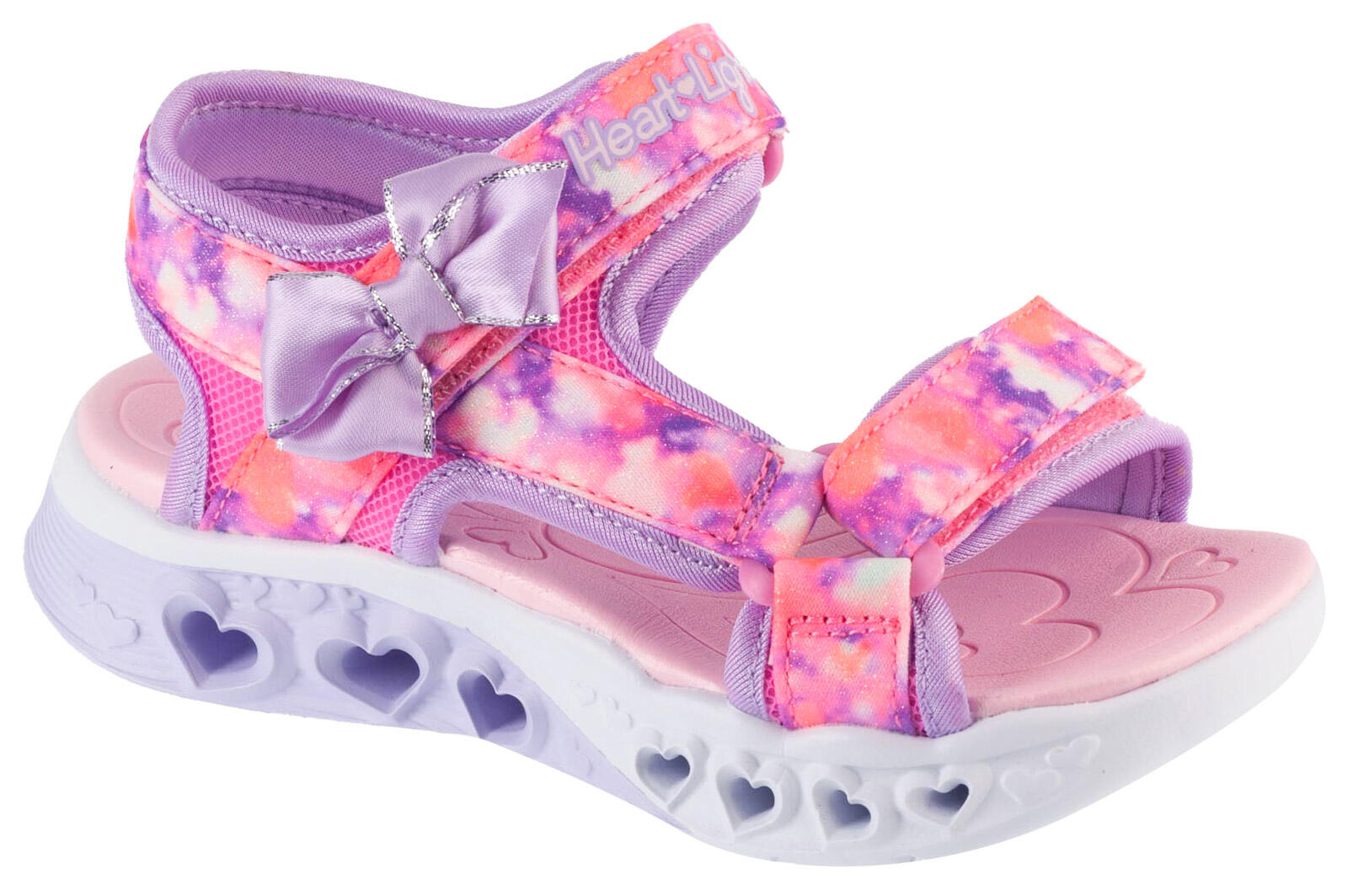 Sandały dziewczęce, S-Lights: Flutter Hearts Sandal - Blurry Love