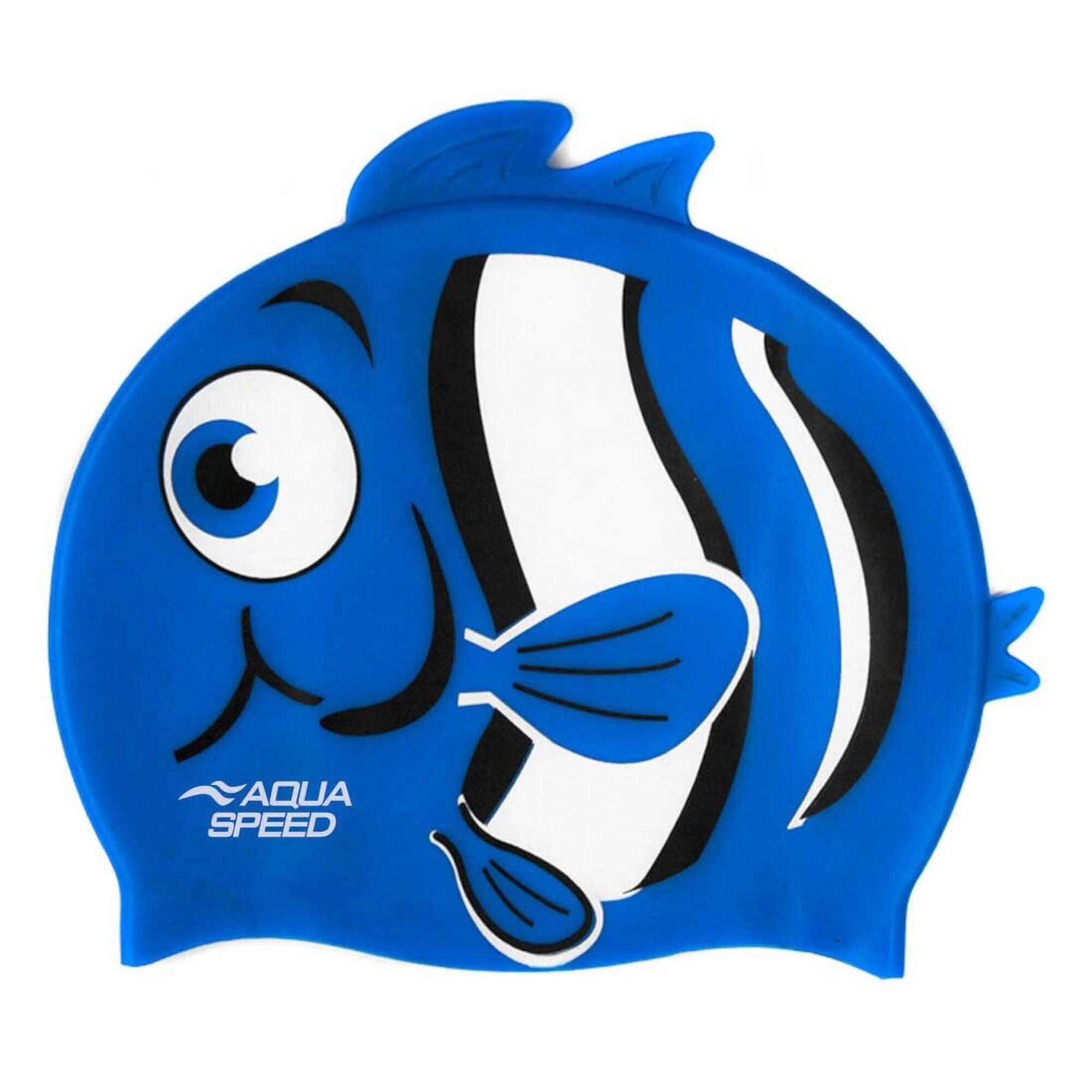 Czepek pływacki silikonowy dla dzieci Aqua Speed Zoo Nemo