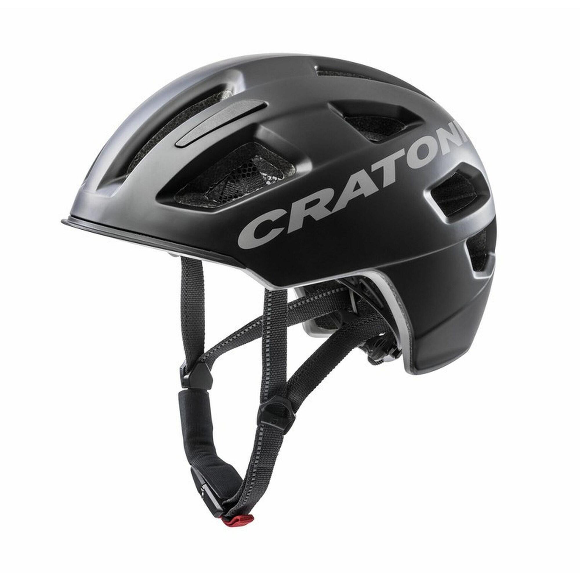 Miejski kask rowerowy C-Pure czarny mat