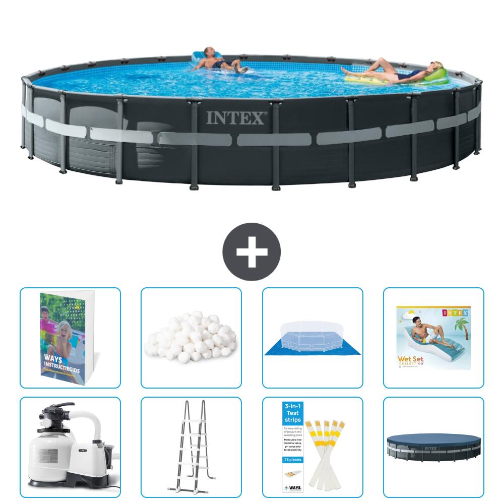 INTEX Basen Ultra XTR Okrągły - 732x132 cm - 9-częściowy S527