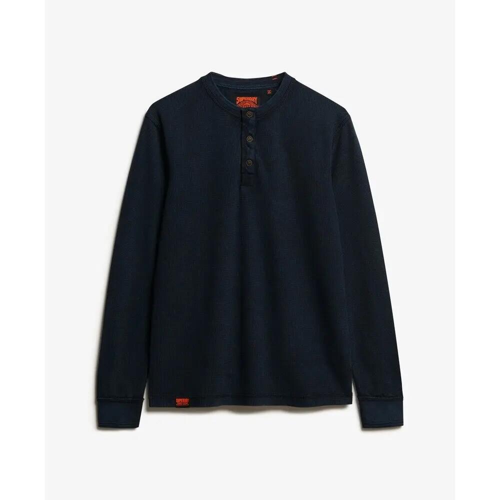 Koszulka z długim rękawem Superdry Vintage Textured Grandad