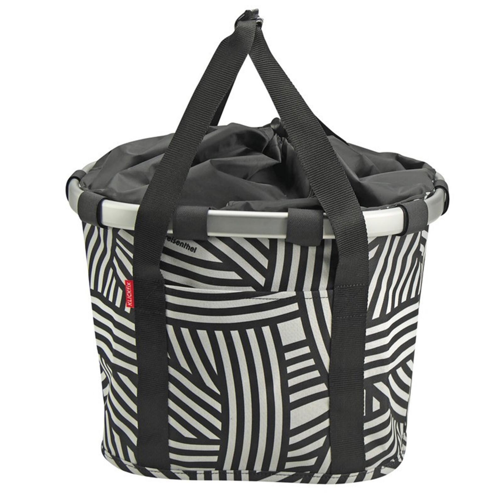 Koszyk przedni „Bike Basket”, zebra