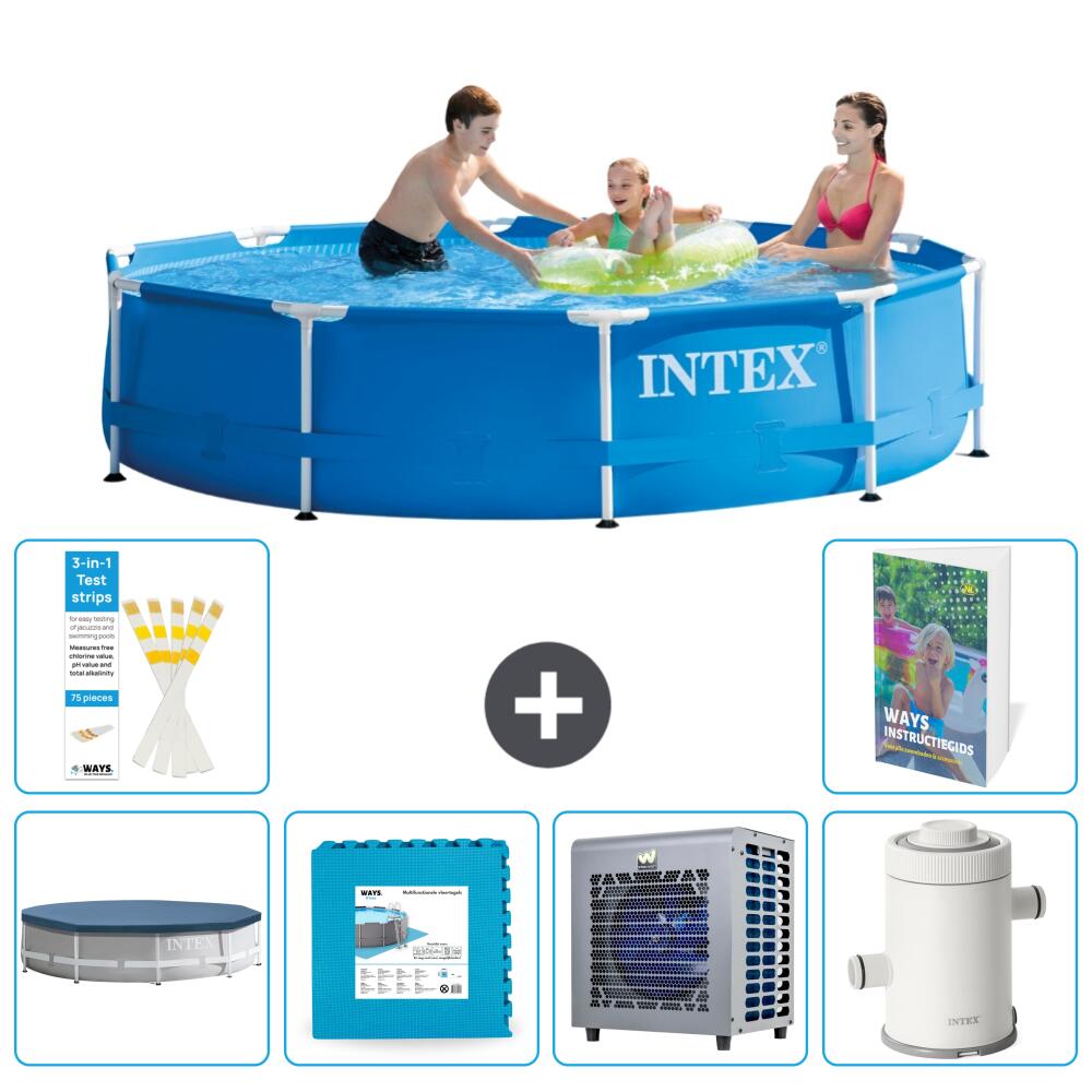 INTEX Basen ze stelażem Okrągły - 305x76 cm - 7-częściowy S116