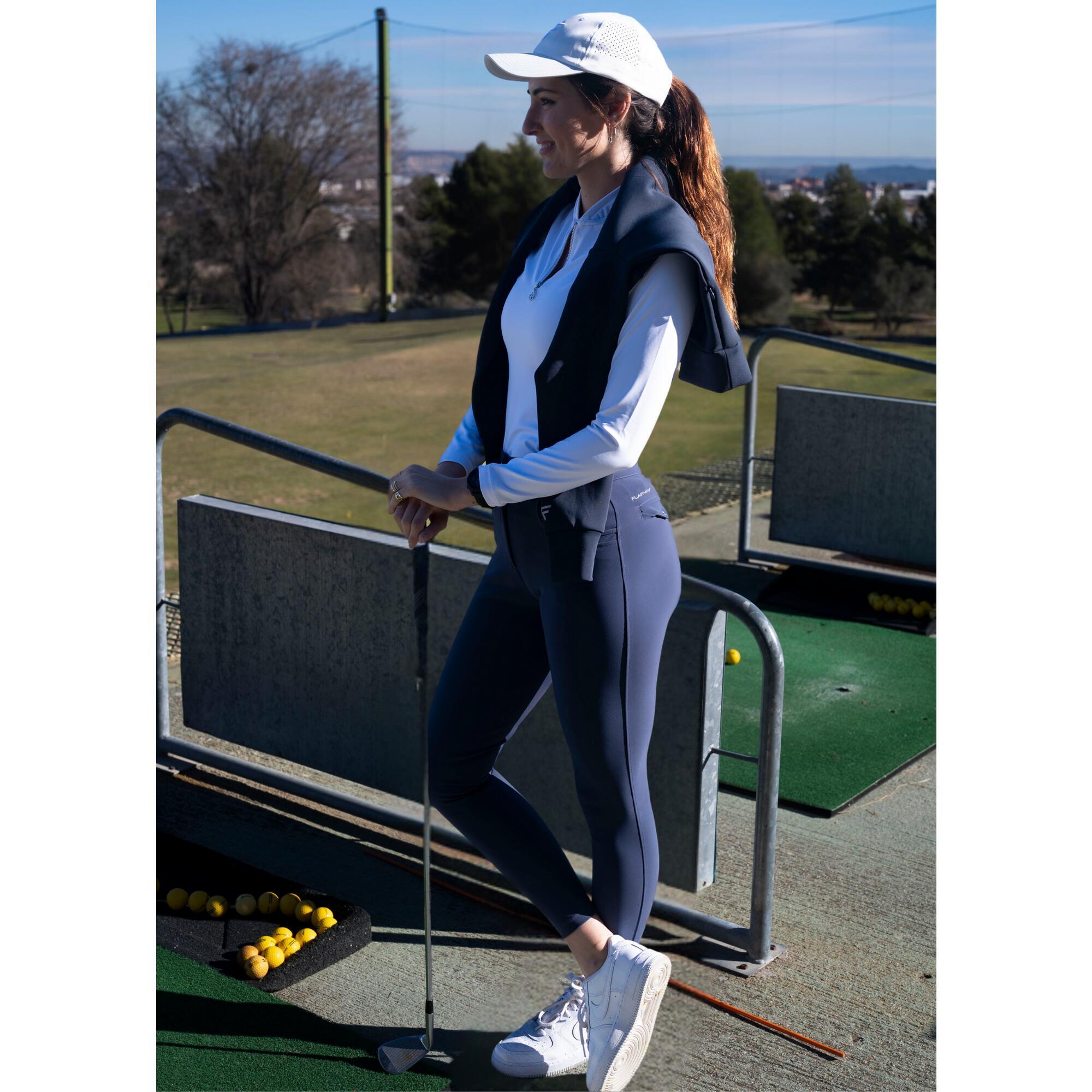 Spodnie golfowe damskie Raven – Stretch  wysoki stan  krój performance