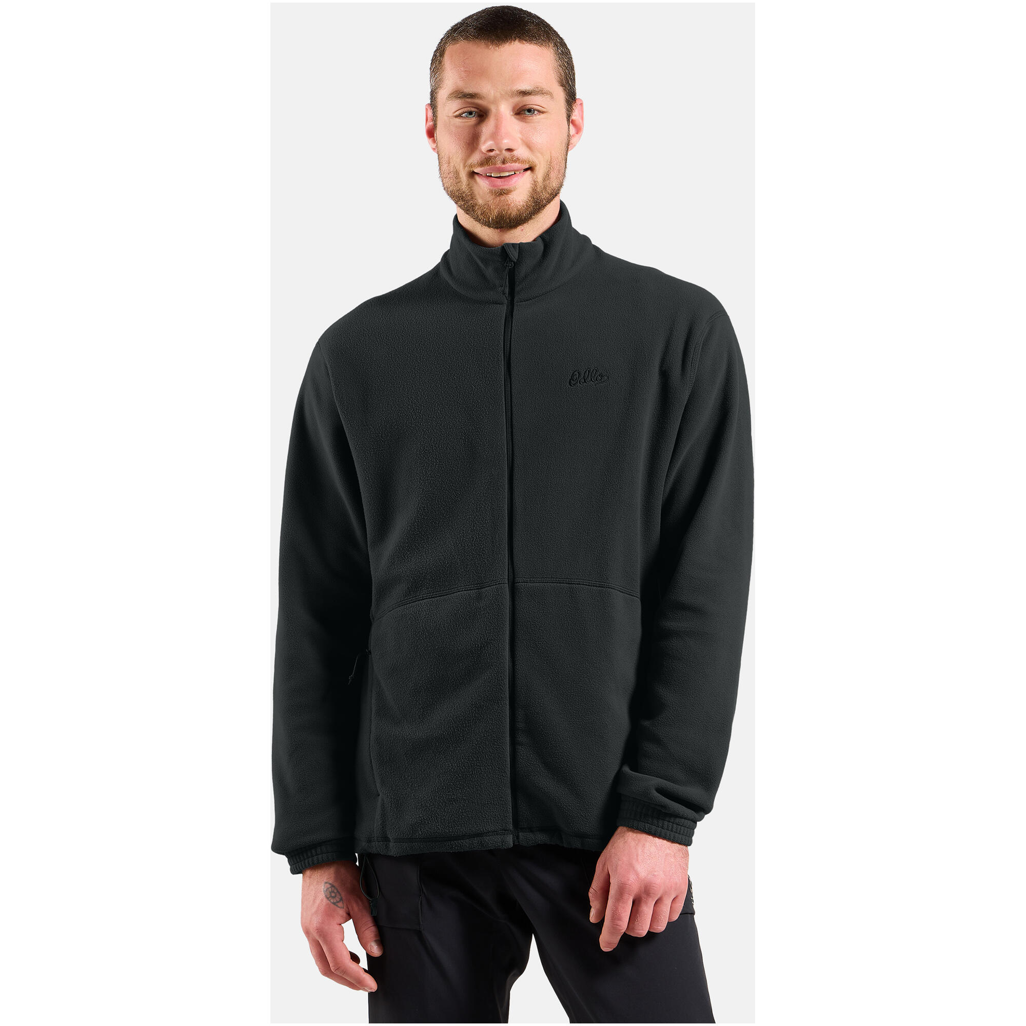 Bluza bez kaptura rozpinana Odlo Mid layer full zip CLASSIC FLEECE