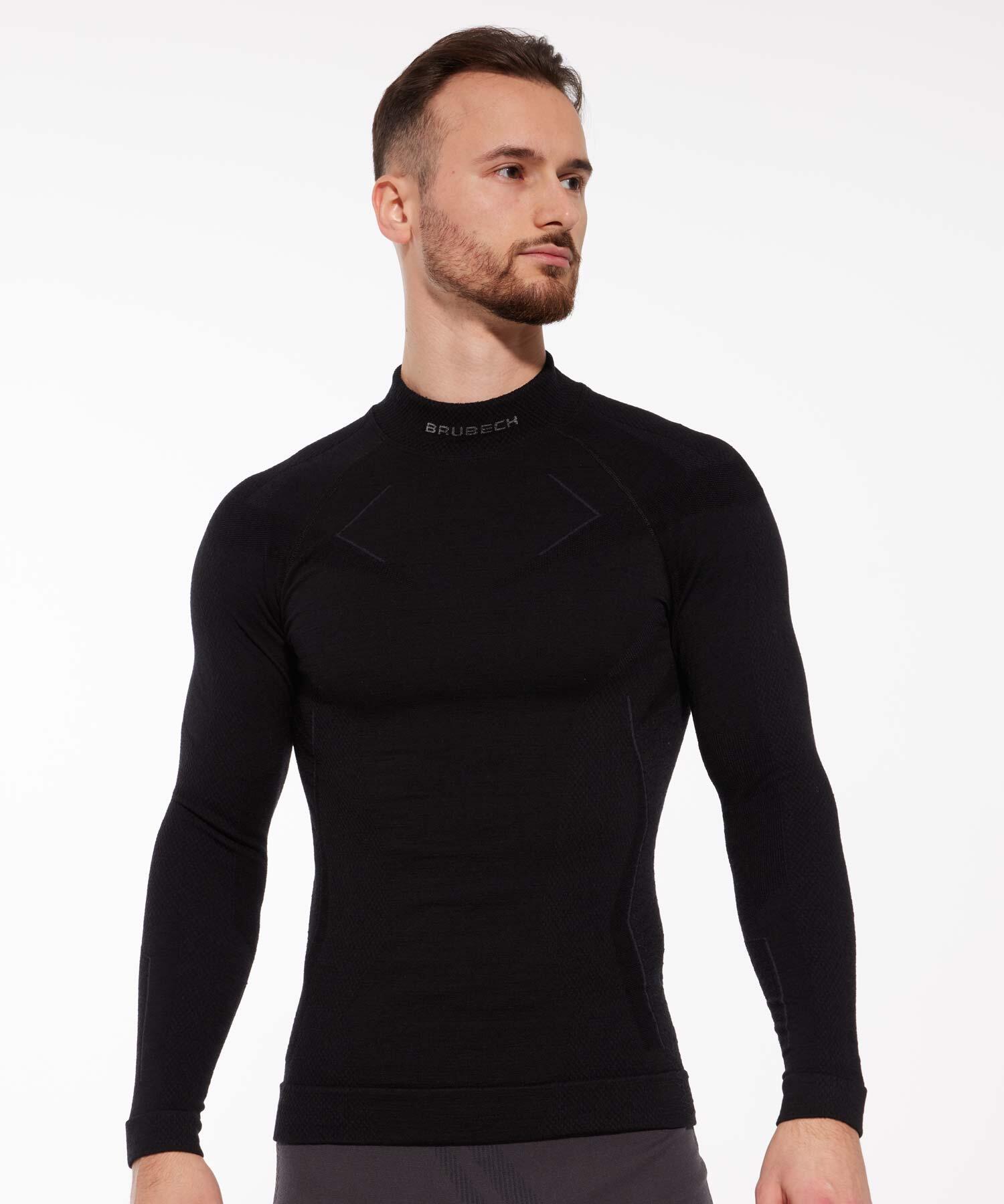 Bluza męska wełniana Brubeck EXTREME MERINO