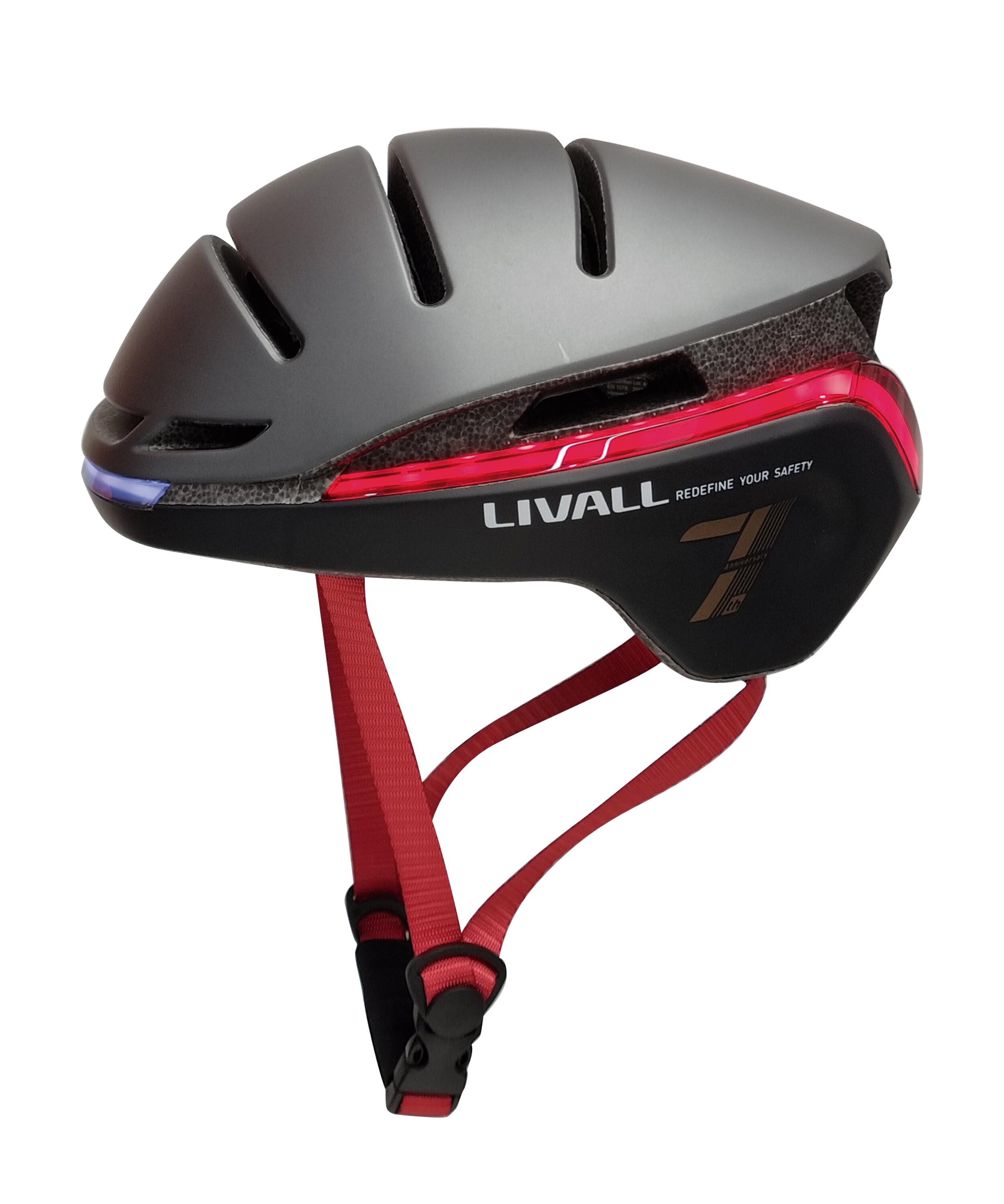 Kask rowerowy Livall Evo21 auto sos z lokalizacją gps i smart led