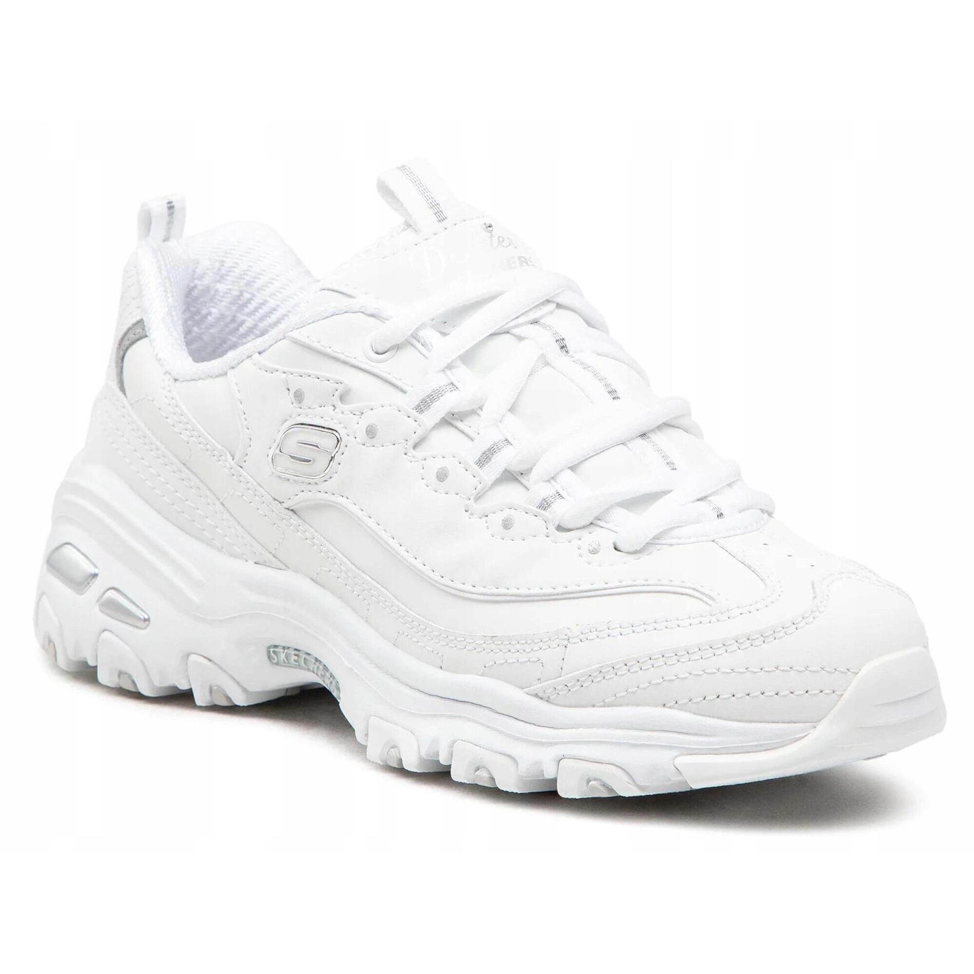 Buty damskie Skechers D'LITES 11949-WSL białe sneakersy sportowe skóra 35 5