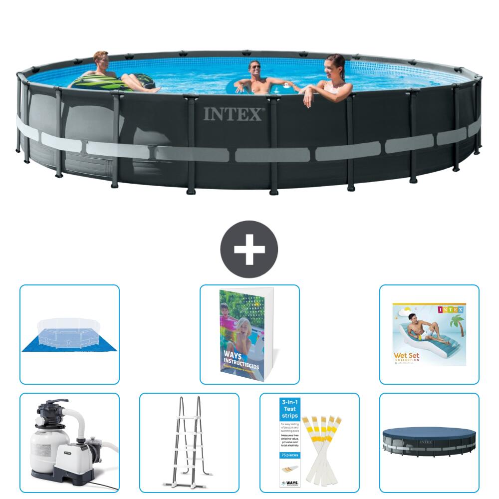INTEX Basen Ultra XTR Okrągły - 610x122 cm - 8-częściowy S670